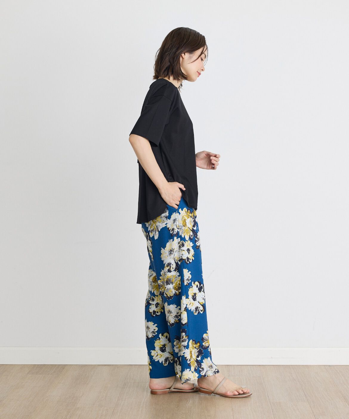 7-IDconcept.「《大きいサイズ》ラウンドヘムTシャツ《SUPER COOL TOUCH COTTON》」|Tシャツ・カットソー|