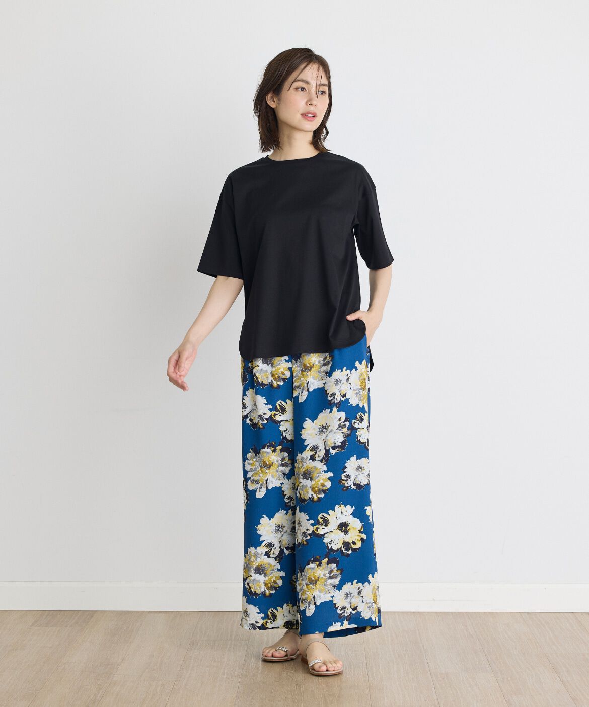 7-IDconcept.「《大きいサイズ》ラウンドヘムTシャツ《SUPER COOL TOUCH COTTON》」|Tシャツ・カットソー|