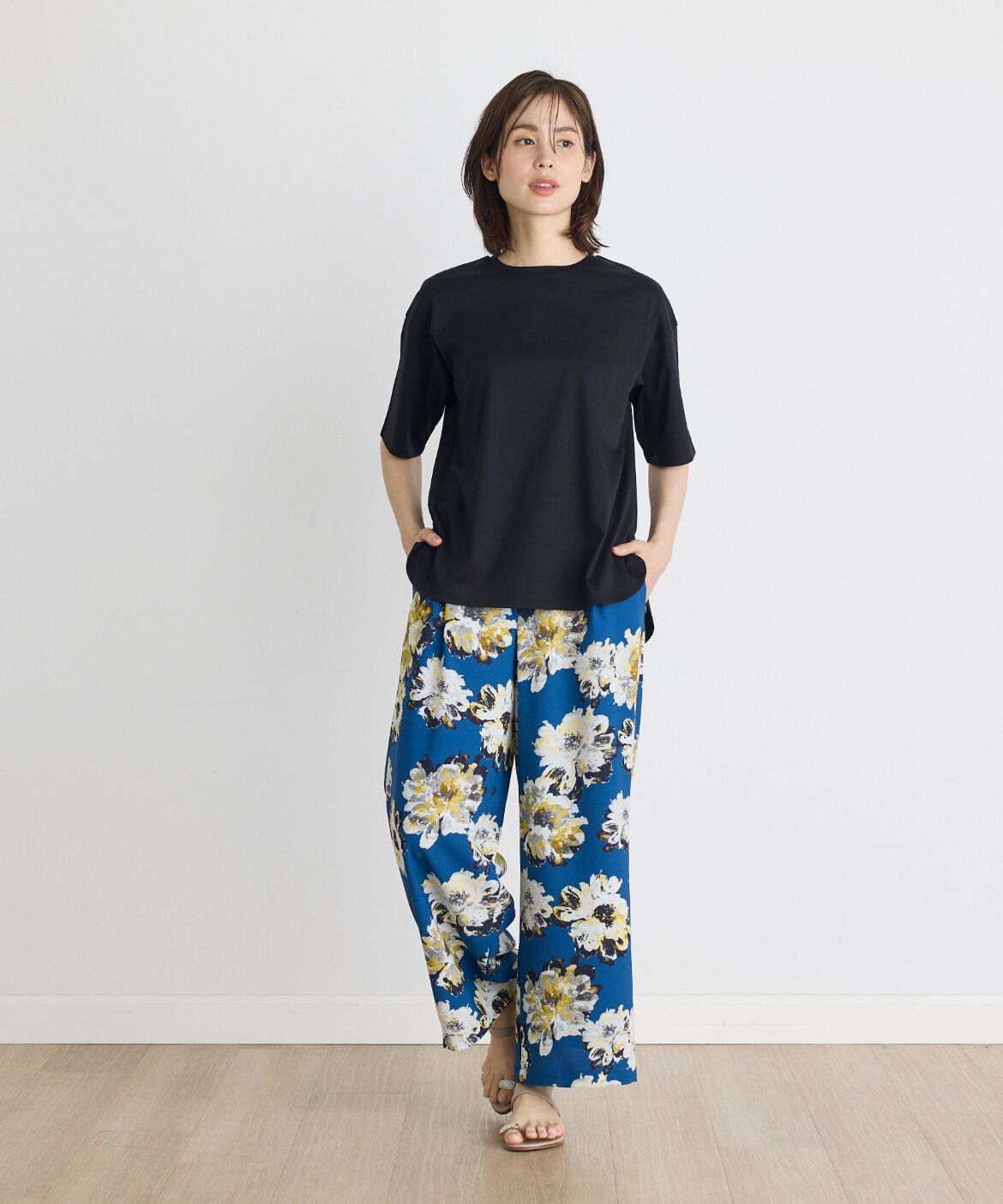 7-IDconcept.「《大きいサイズ》ラウンドヘムTシャツ《SUPER COOL TOUCH COTTON》」|Tシャツ・カットソー|