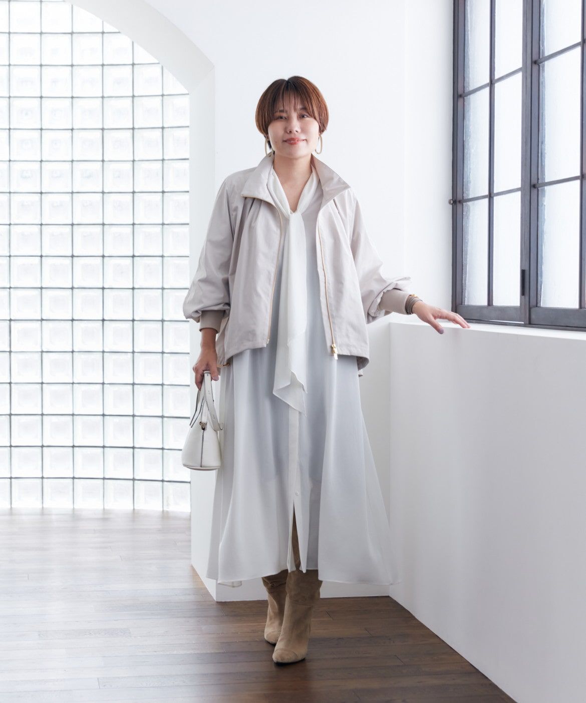 INED「ほろ甘無重力ブルゾン《Stylist望月律子コラボ》」|その他|