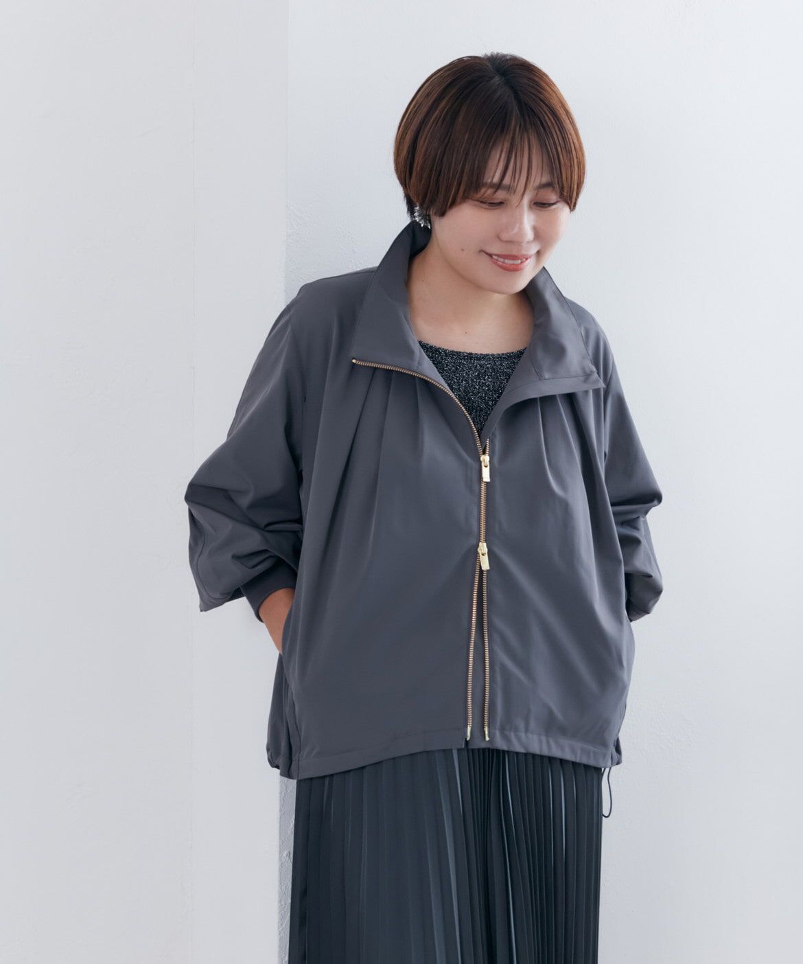 INED「ほろ甘無重力ブルゾン《Stylist望月律子コラボ》」|その他|