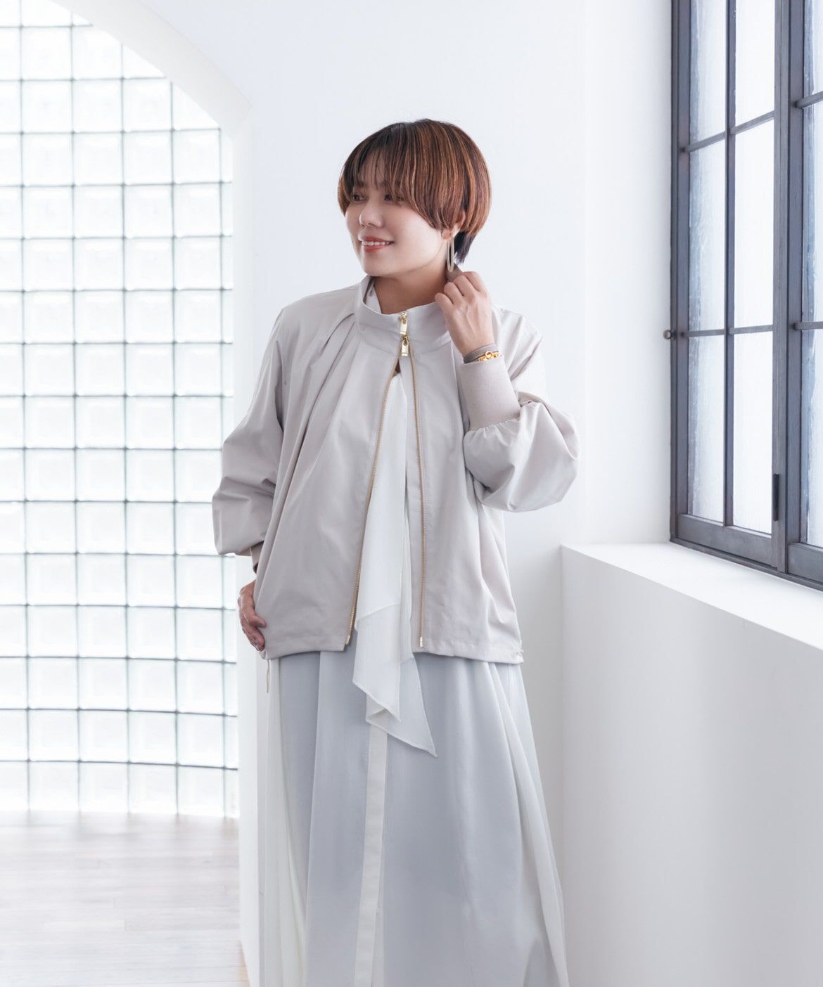 INED「ほろ甘無重力ブルゾン《Stylist望月律子コラボ》」|その他|