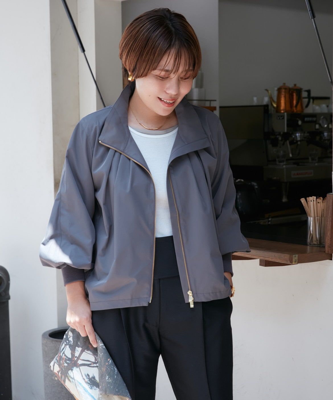 INED「ほろ甘無重力ブルゾン《Stylist望月律子コラボ》」|その他|