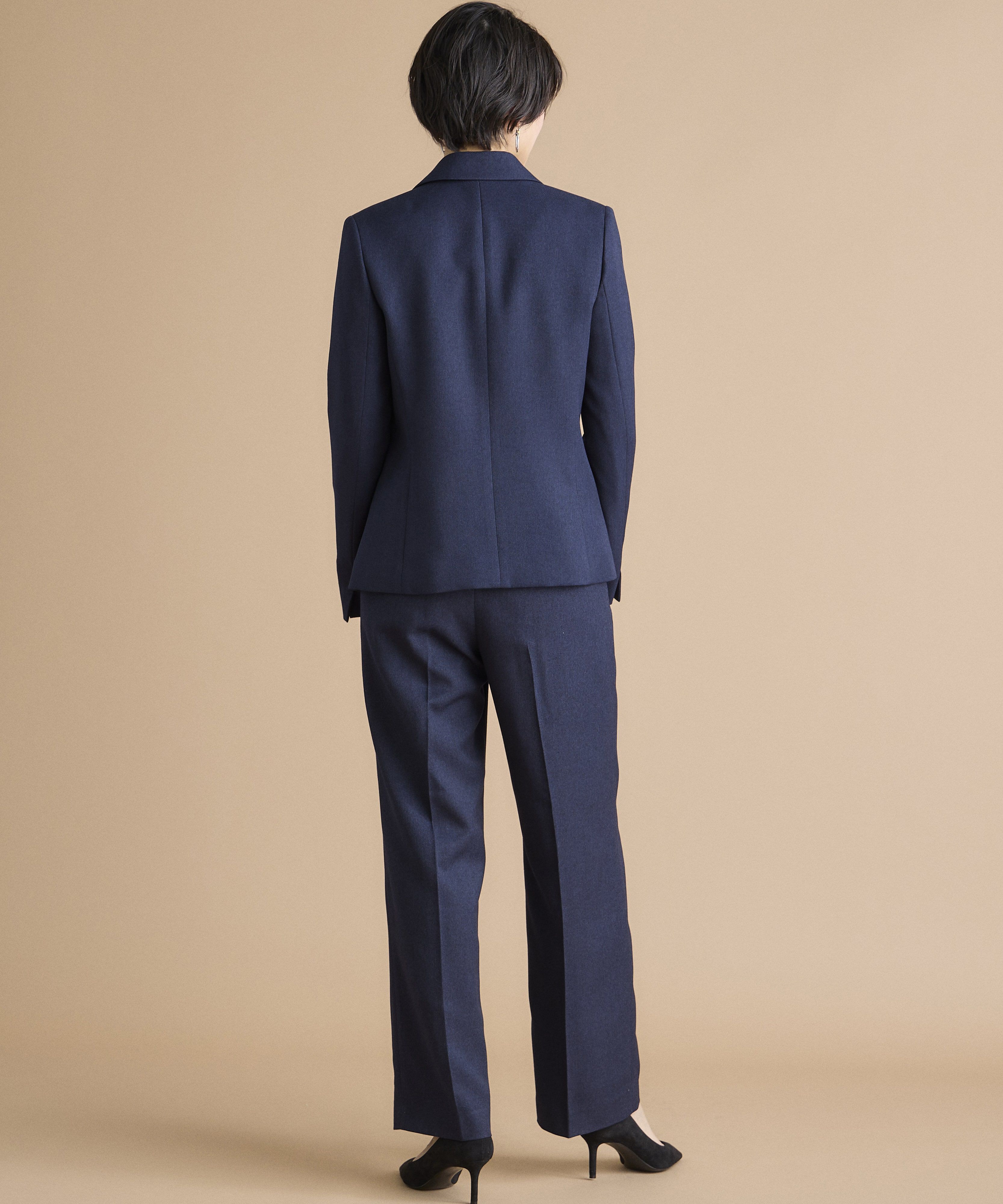 INED「《INED CLARO》シャークスキンツイードパンツ」|その他|