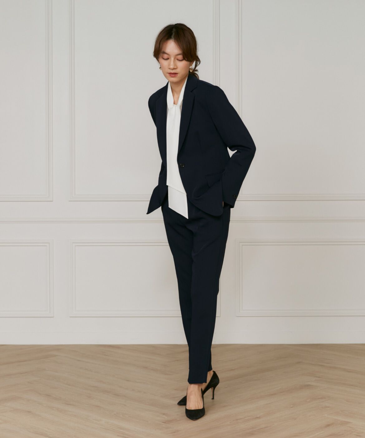 INED「ボウタイブラウス」|シャツ・ブラウス|