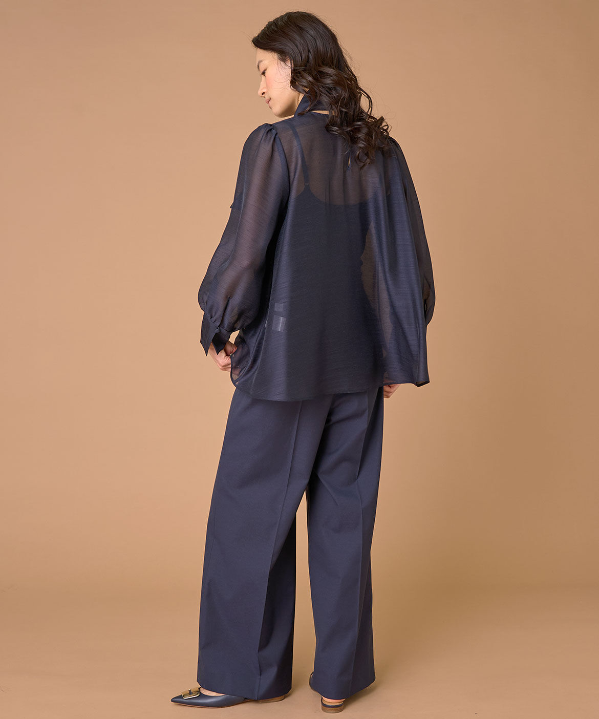 INED「2WAYボウタイブラウス」|シャツ・ブラウス|