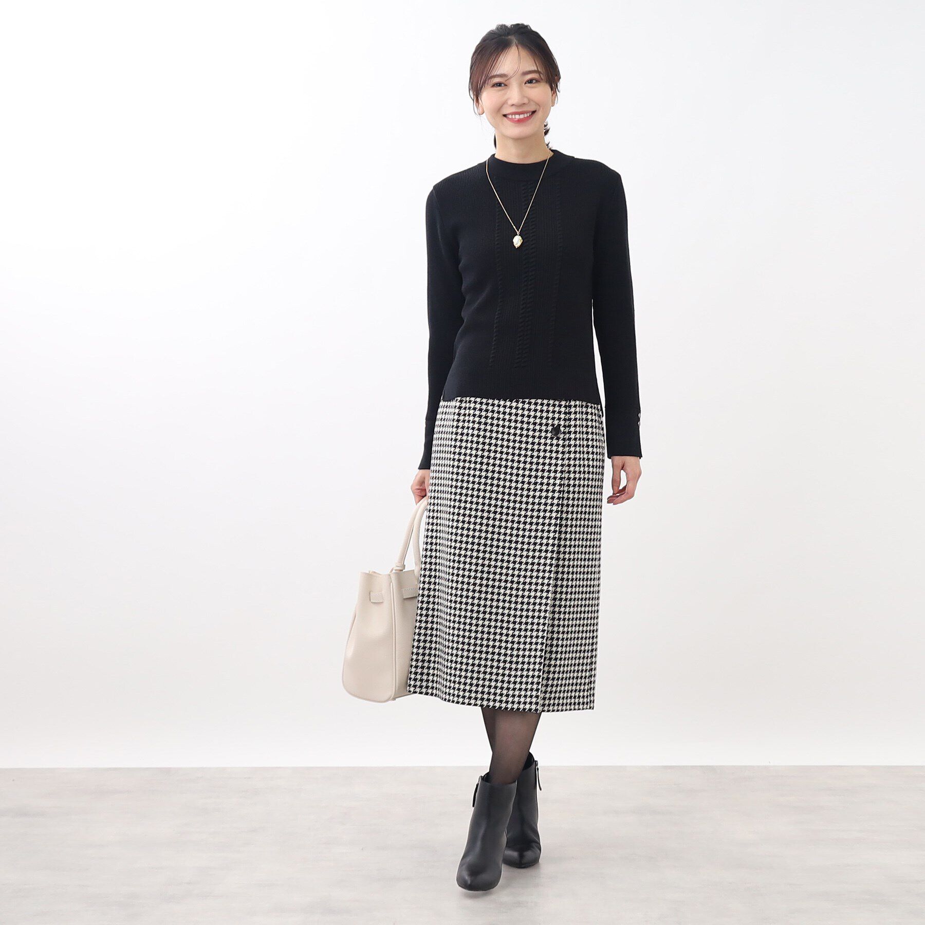 Reflect「【WEB限定カラーあり／洗える】プチハイネックリブニット」|ニット・セーター|