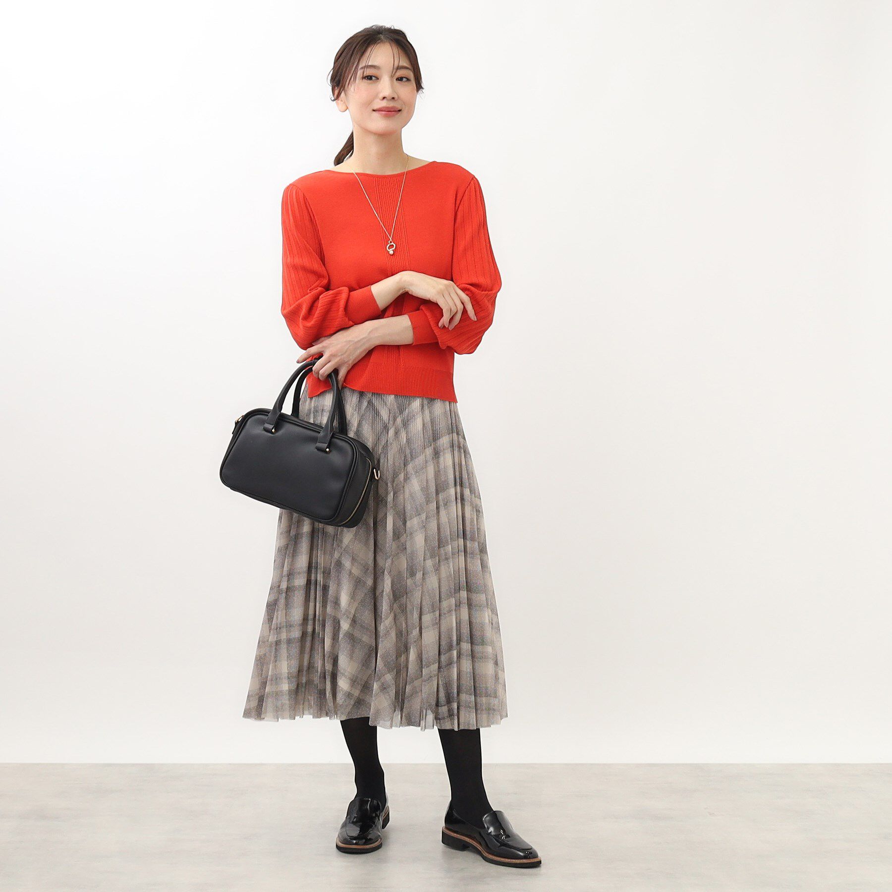 Reflect「【大人気ニットに新色登場！マイカラニット+／細見え／WEB限定カラーあり／マシンウォッシュ可／選べる」|ニット・セーター|