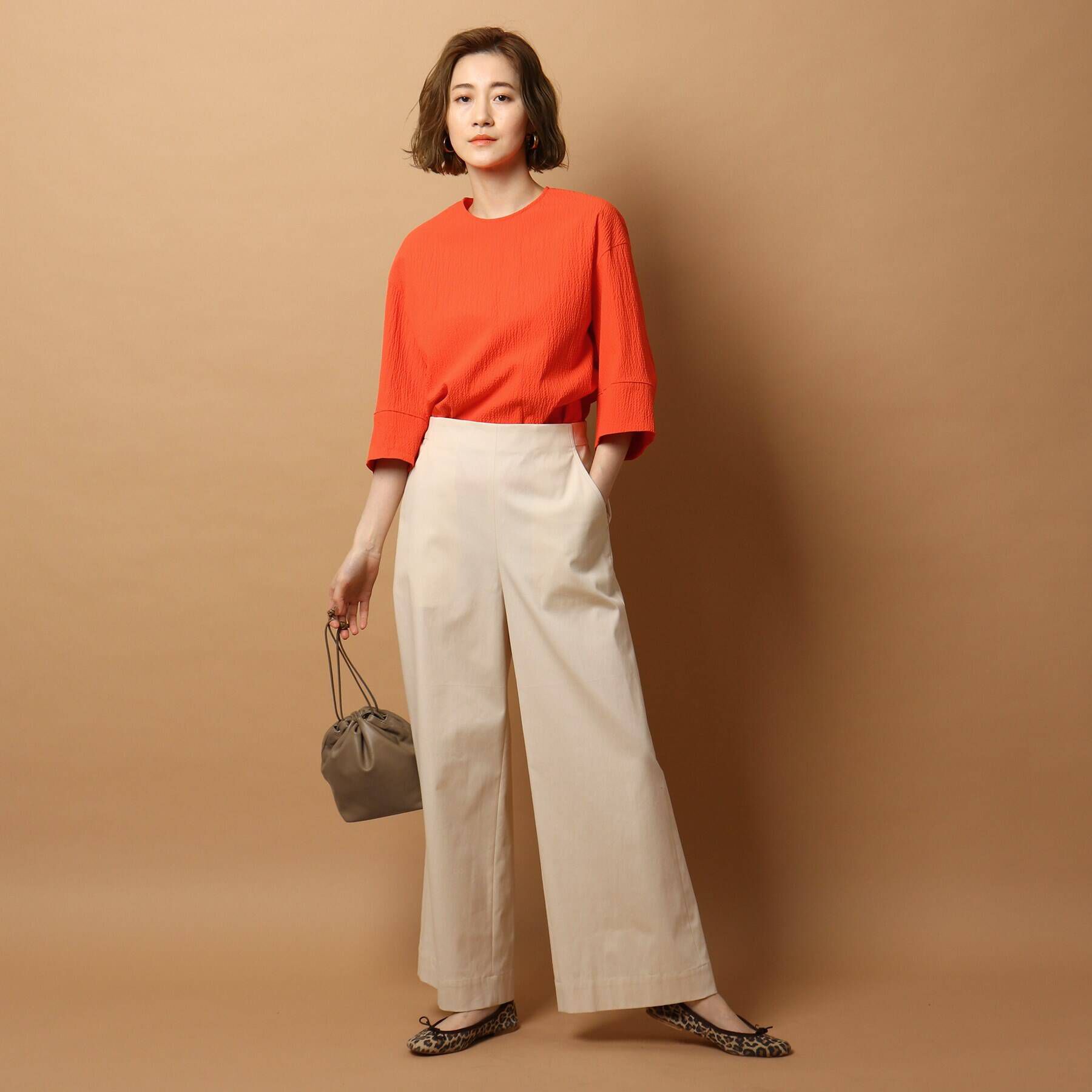 DRESSTERIOR「【CLASSY.12月号掲載】ラムレザーバルーンバッグ」|ショルダー・メッセンジャー|