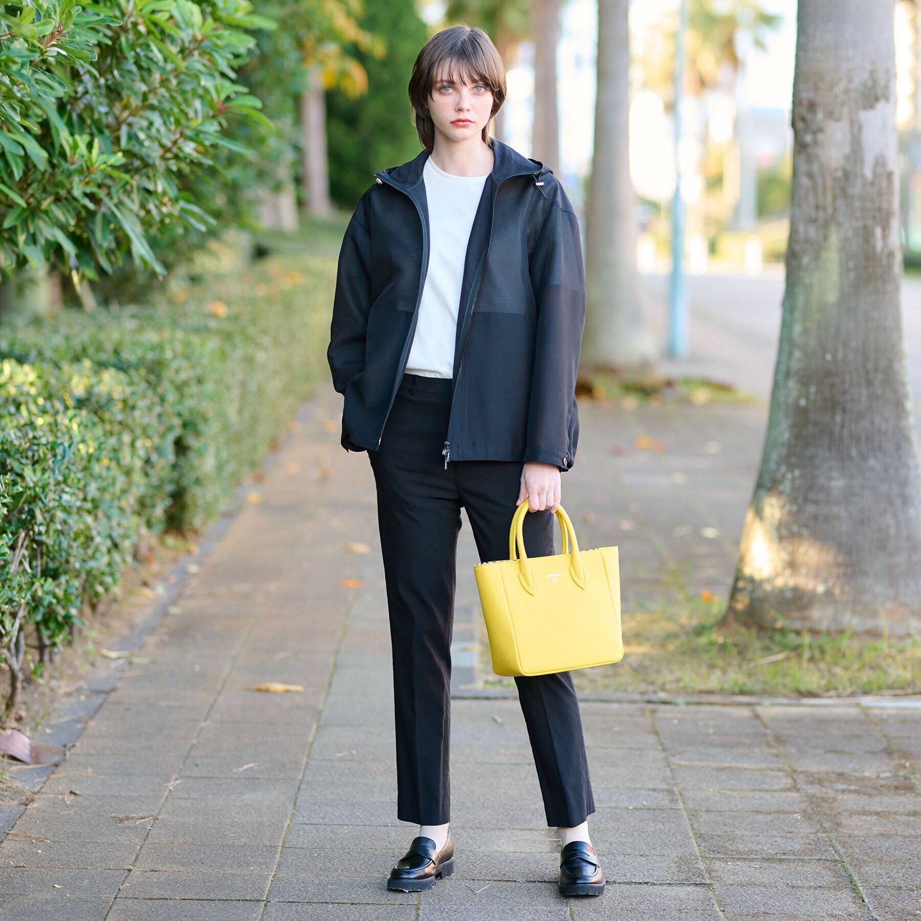 DRESSTERIOR「【洗える】シアーフーデッドパーカ」|ブルゾン・スタジャン|