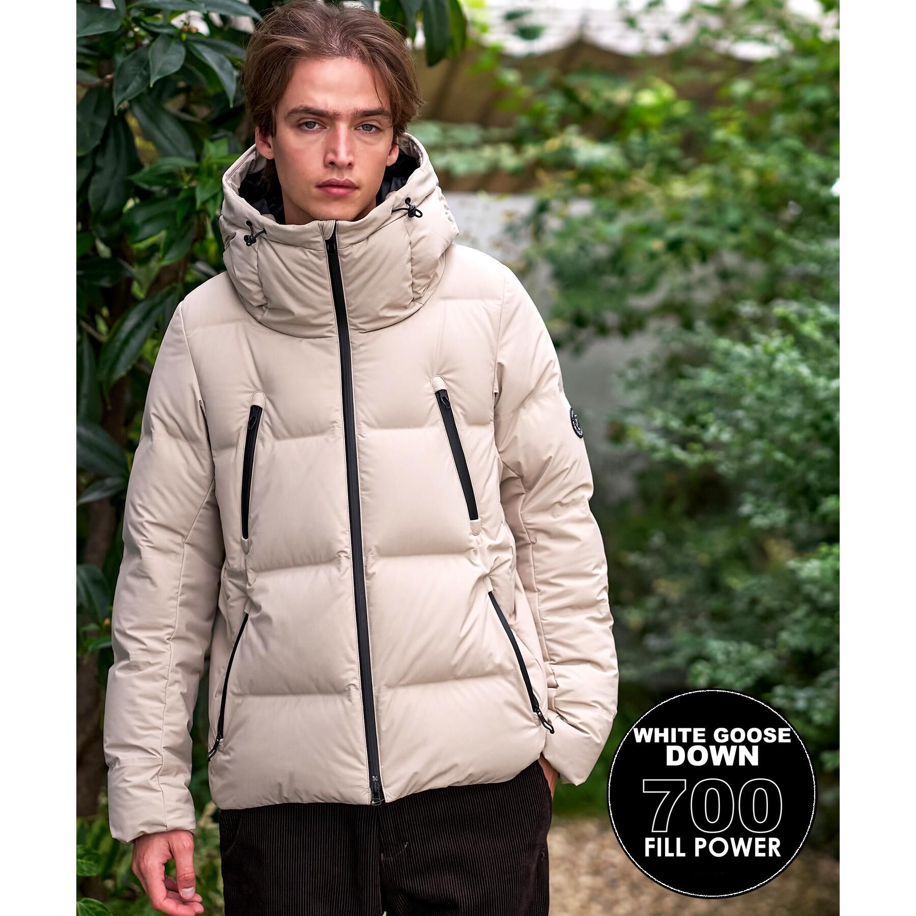 DRESSTERIOR「【700フィルパワー/高品質ダウン/Safari12月号掲載】ホワイトグース ホットメルトダウンMa」|ダウン|ベージュ(052)