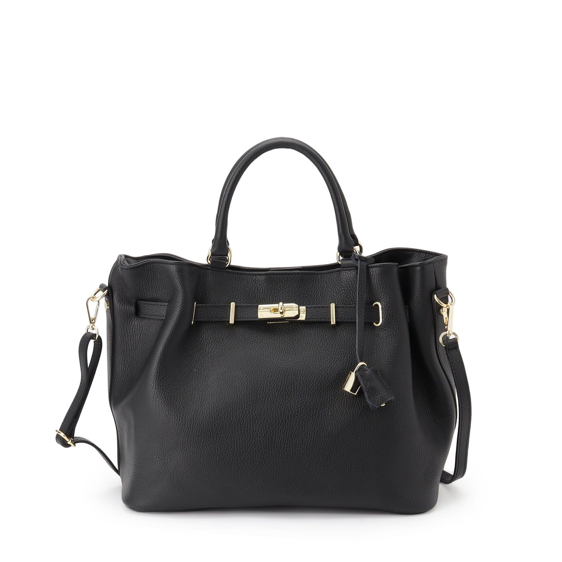 DRESSTERIOR「MILOS（ミロス）金具付きトートバッグ」|トートバッグ|ブラック(019)