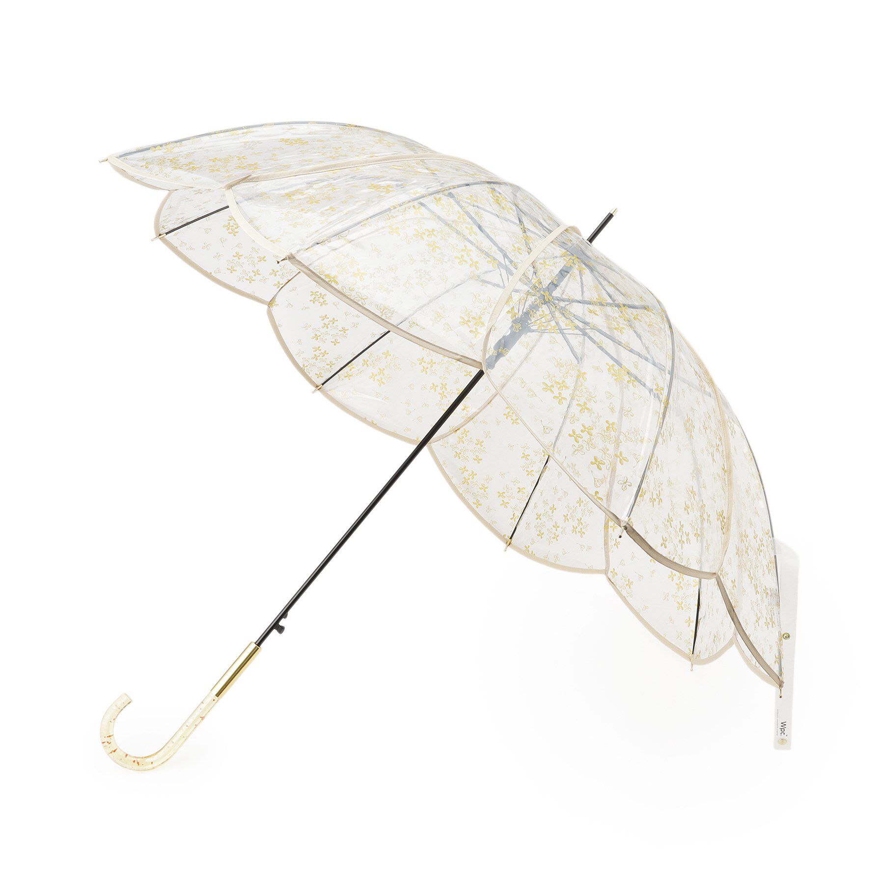 grove「プラスティックアンブレラ キンモクセイ ギンモクセイ」|傘|ゴールド(007)