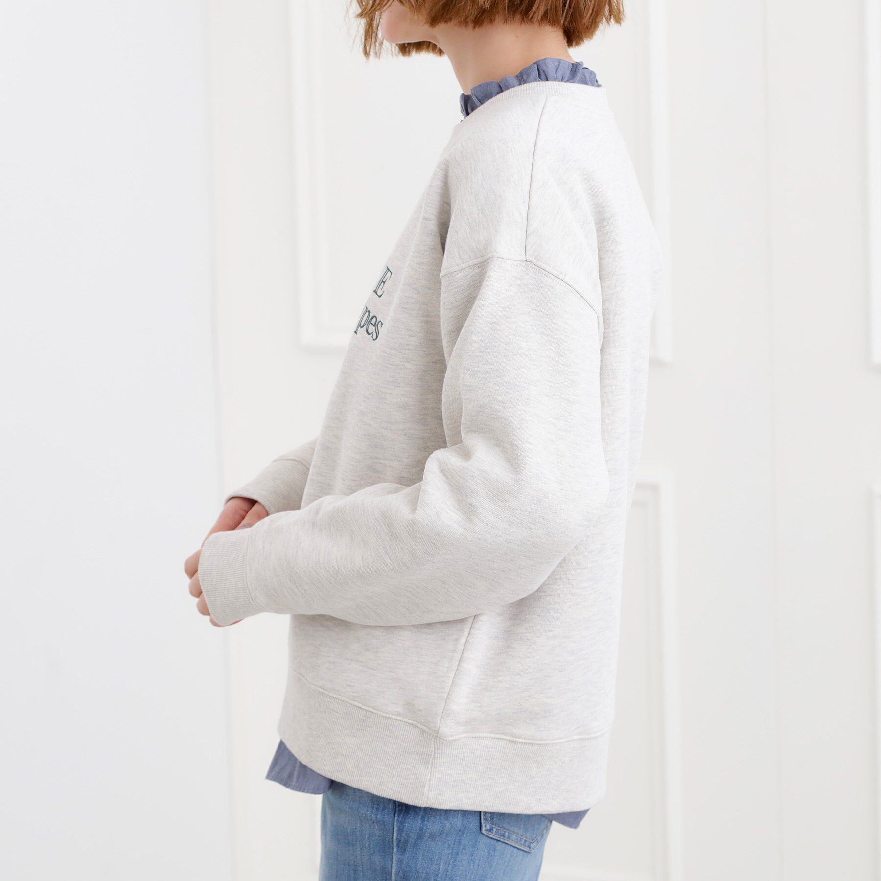 grove「プレッピーロゴ裏起毛スウェット」|パーカー|