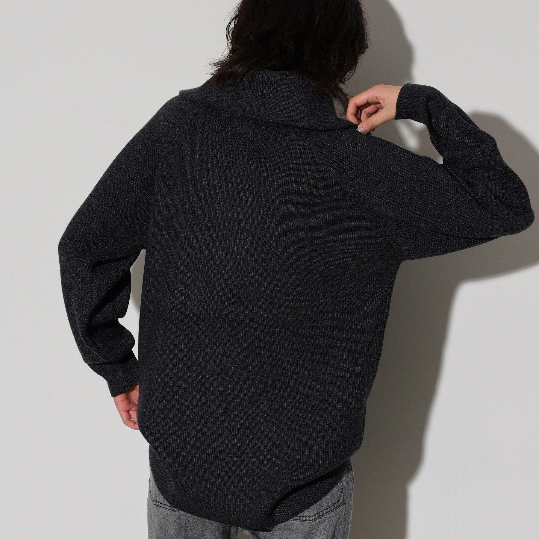 GALLEST「ニットアップジッププルオーバー」|ニット・セーター|