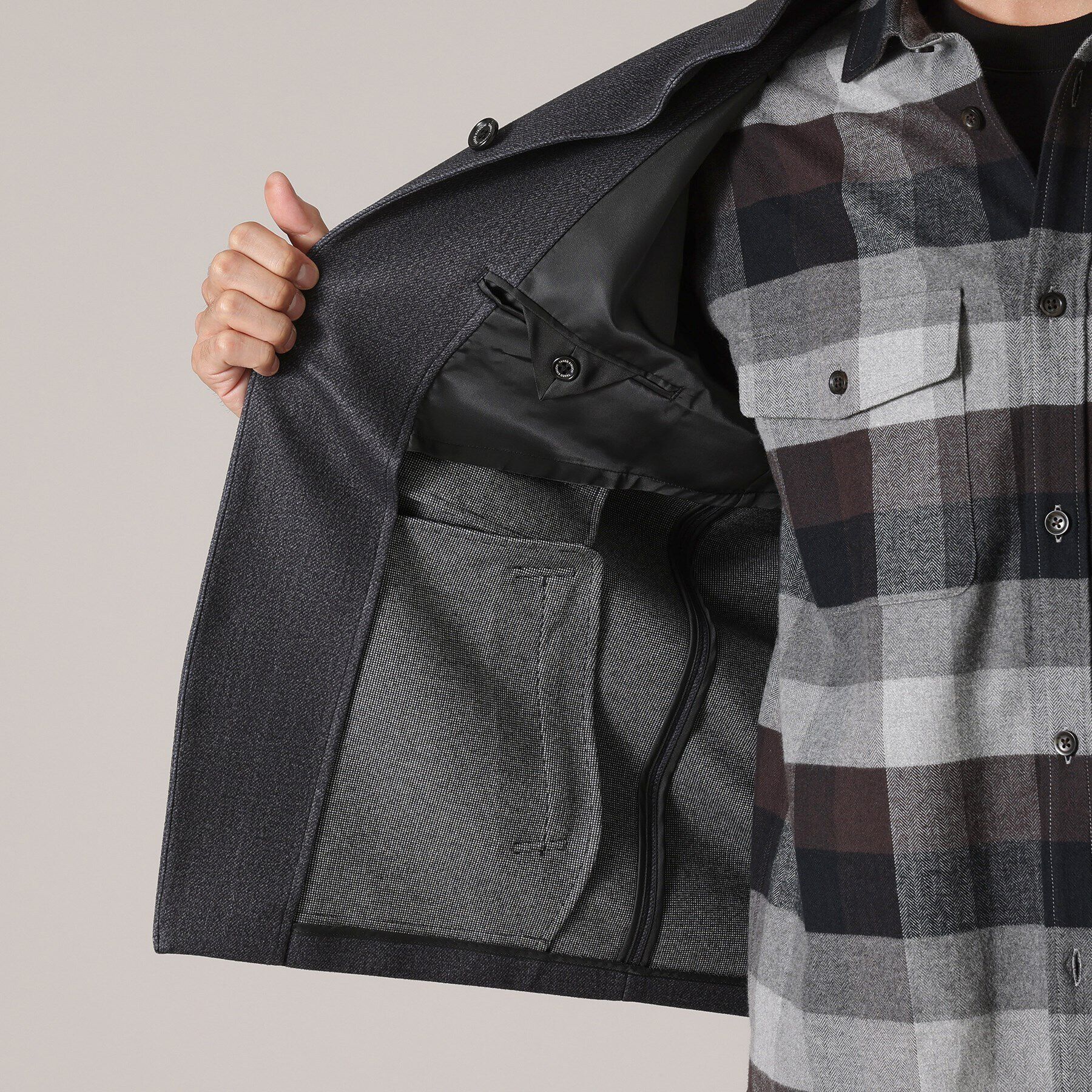 TAKEO KIKUCHI「【DOWN FABRIC】ダウンファブリック スタンドカラーブルゾン」|ブルゾン・スタジャン|