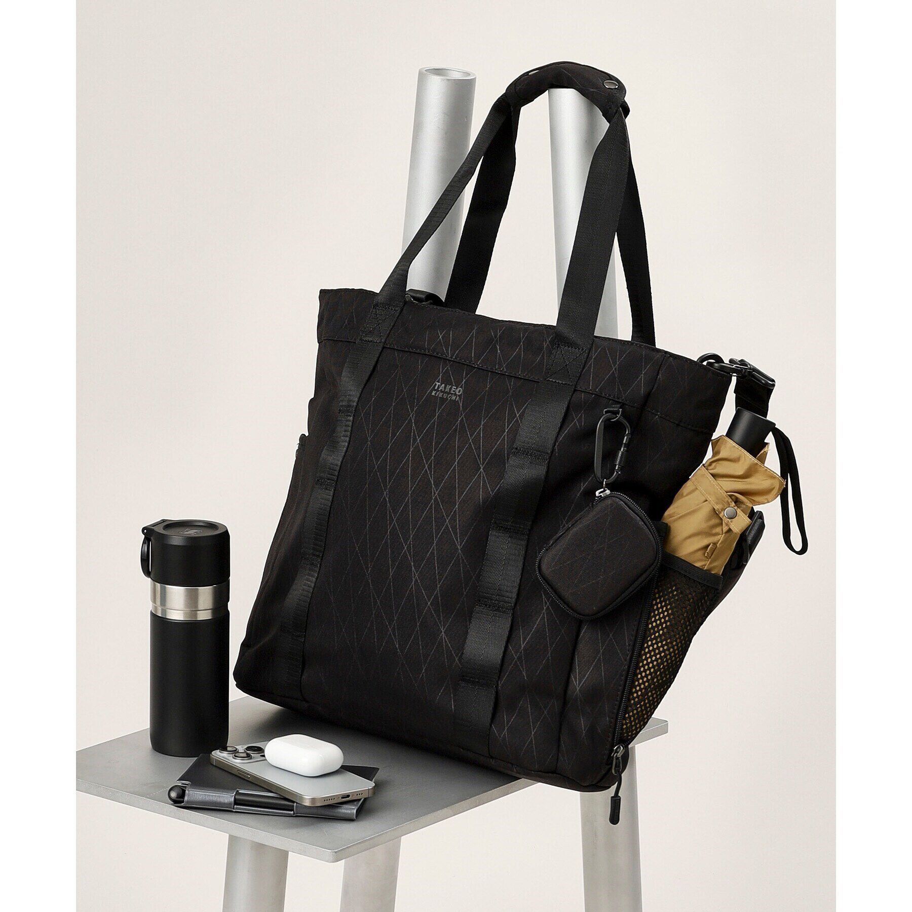 TAKEO KIKUCHI「【多機能・軽量】2WAY シャドーライン トートバッグ」|トートバッグ|