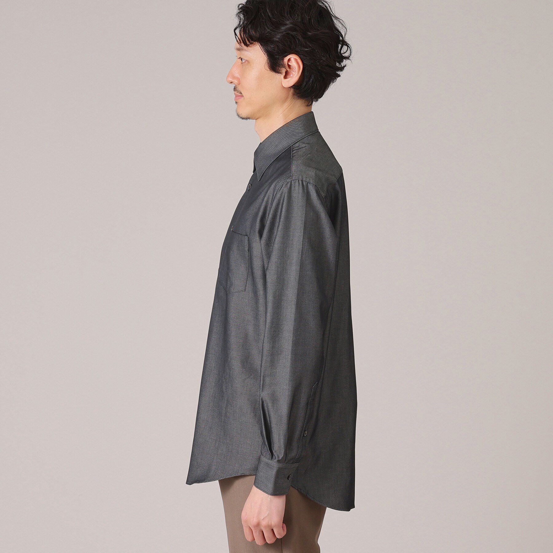 TAKEO KIKUCHI「ユーティリティー デニムルック シャツ」|シャツ・ブラウス|