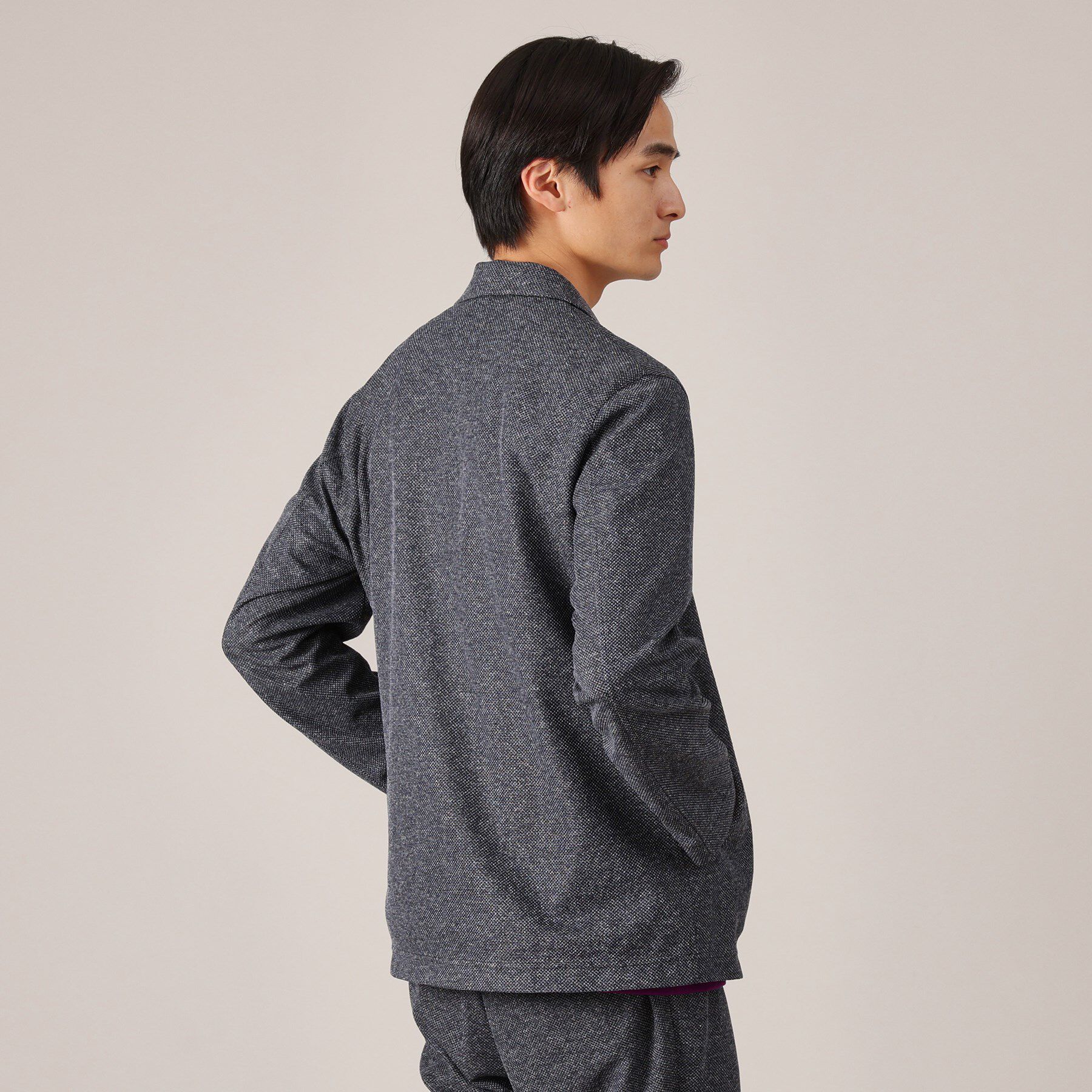 TAKEO KIKUCHI「【抗菌防臭】尾州リネンブレンド ドビーメッシュ カーディガン」|カーディガン|