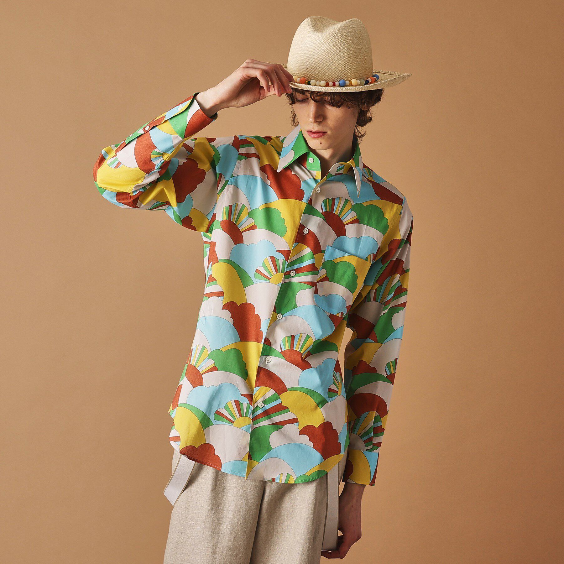 40CARATS&525「70&rsquo;s プリントシャツ」|シャツ・ブラウス|