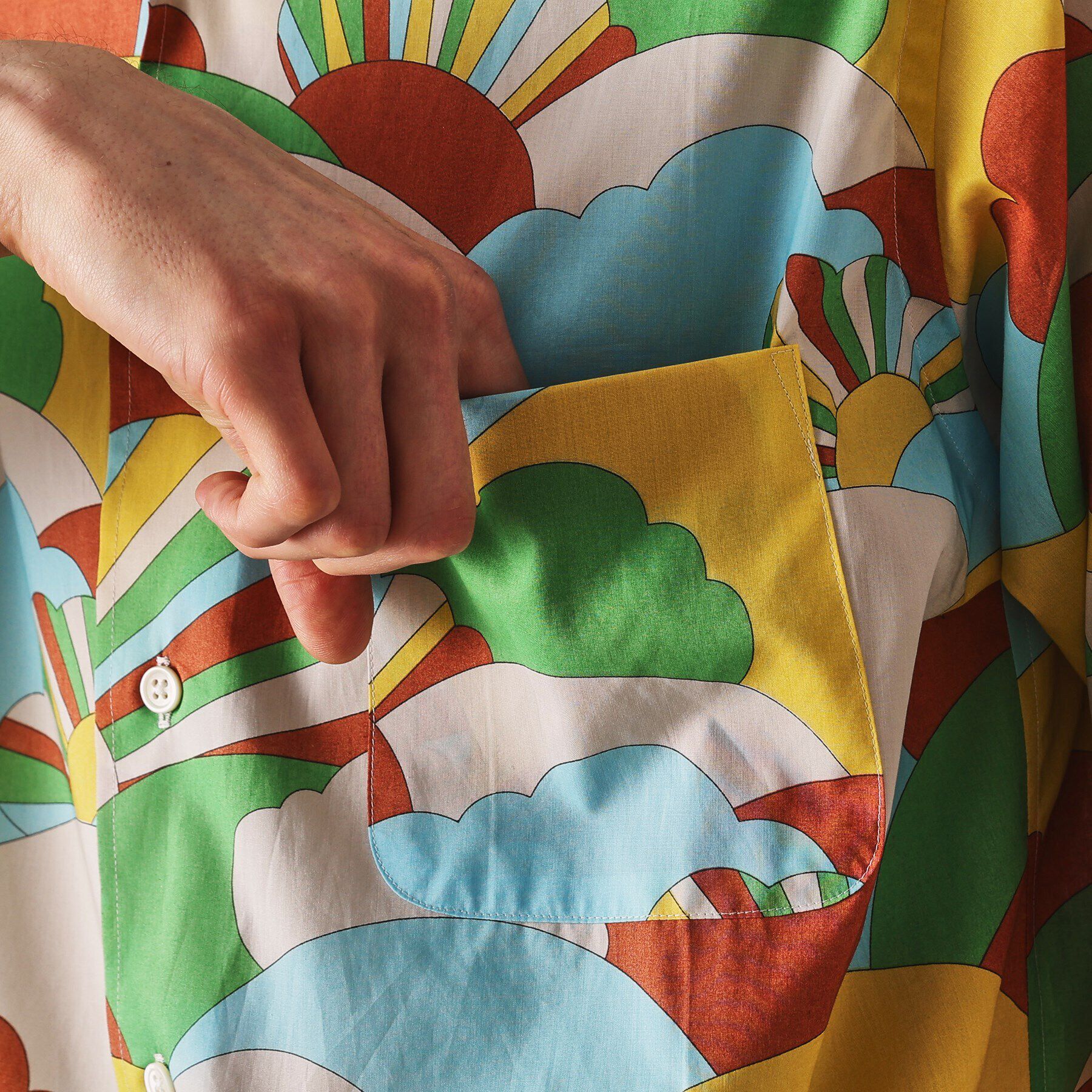 40CARATS&525「70&rsquo;s プリントシャツ」|シャツ・ブラウス|