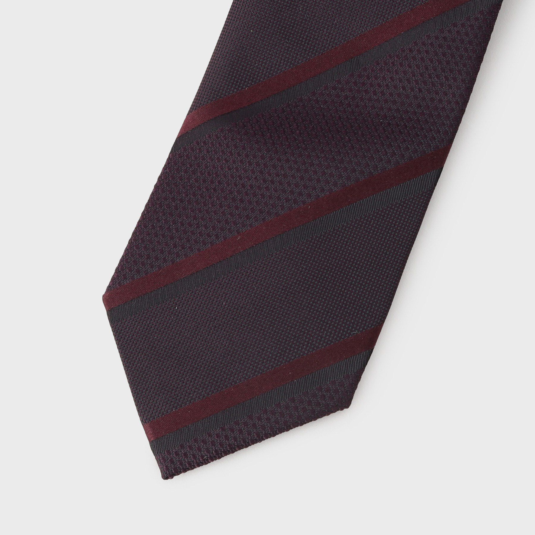 TAKEO KIKUCHI「【BOXセット】クラシックシャドーストライプ ネクタイ＆タイバー」|ネクタイ・蝶ネクタイ|