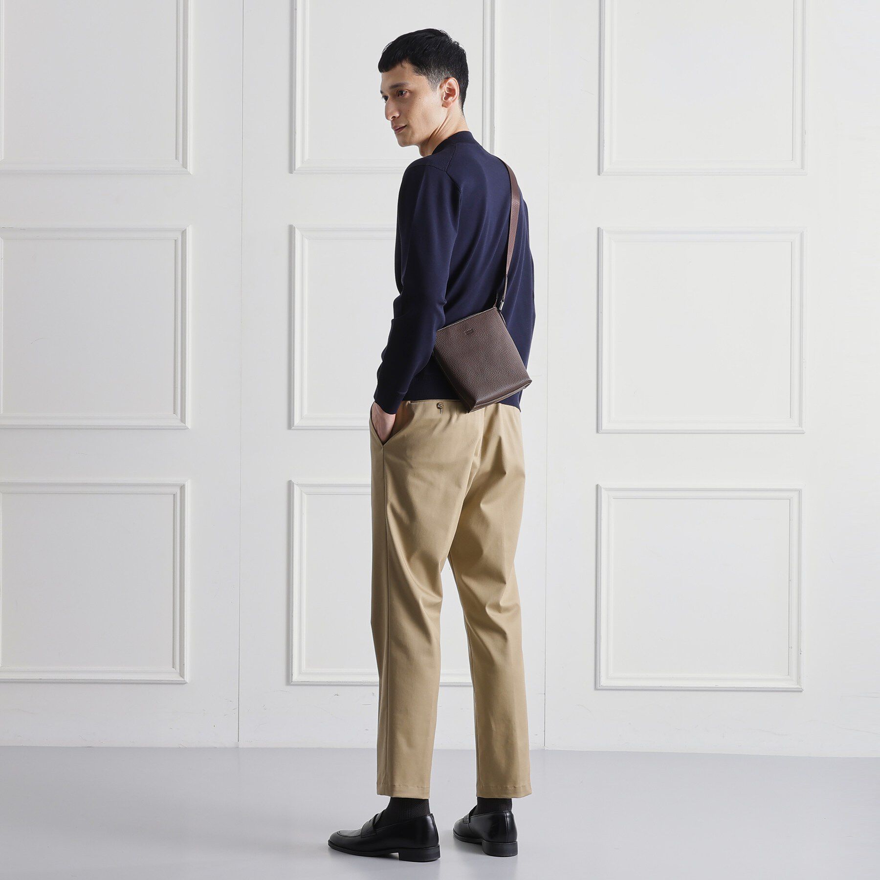 TAKEO KIKUCHI「フレンチシュリンクレザーミニショルダー」|ショルダー・メッセンジャー|