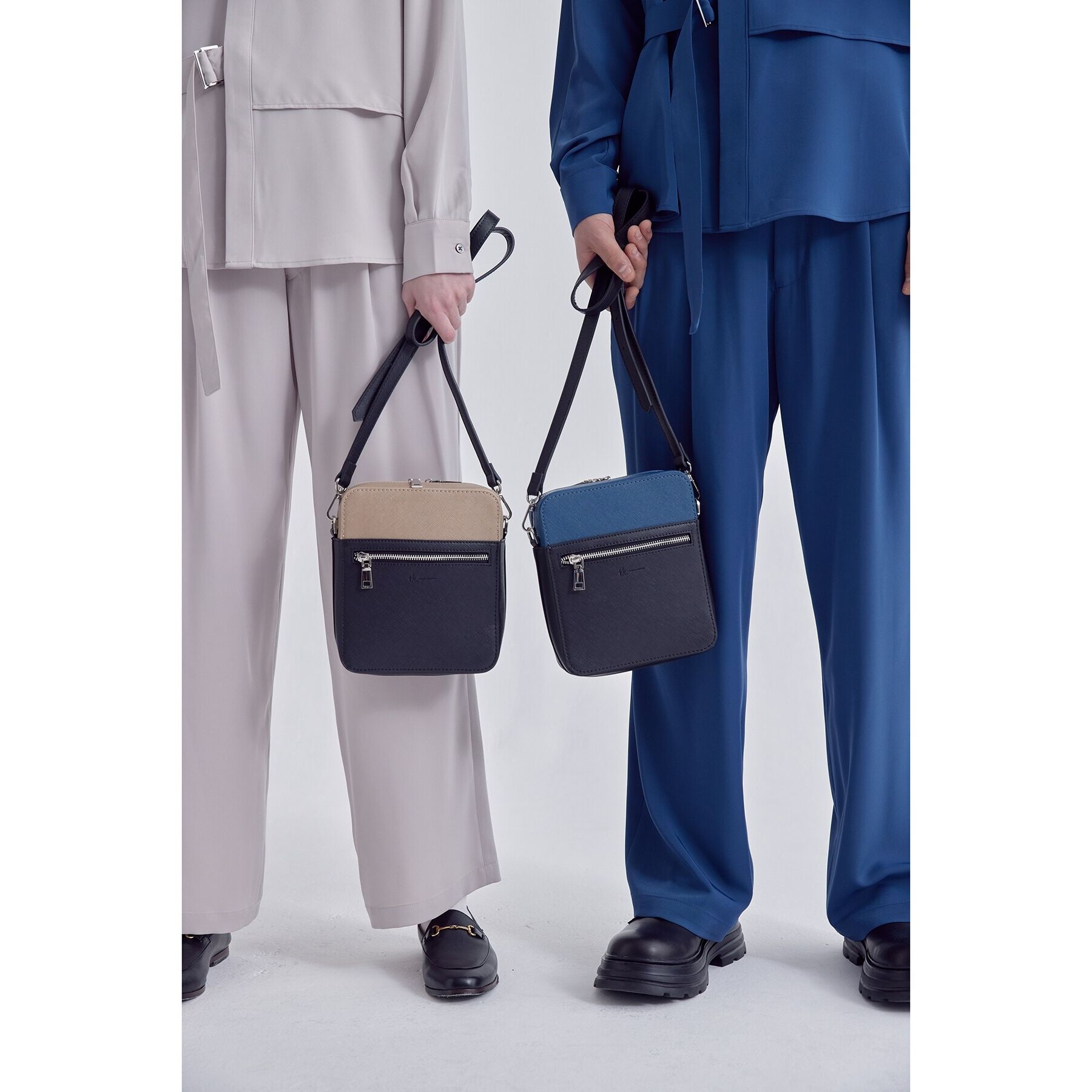 tk.TAKEO KIKUCHI「バイカラースクエアボックスショルダーバッグ」|ショルダー・メッセンジャー|