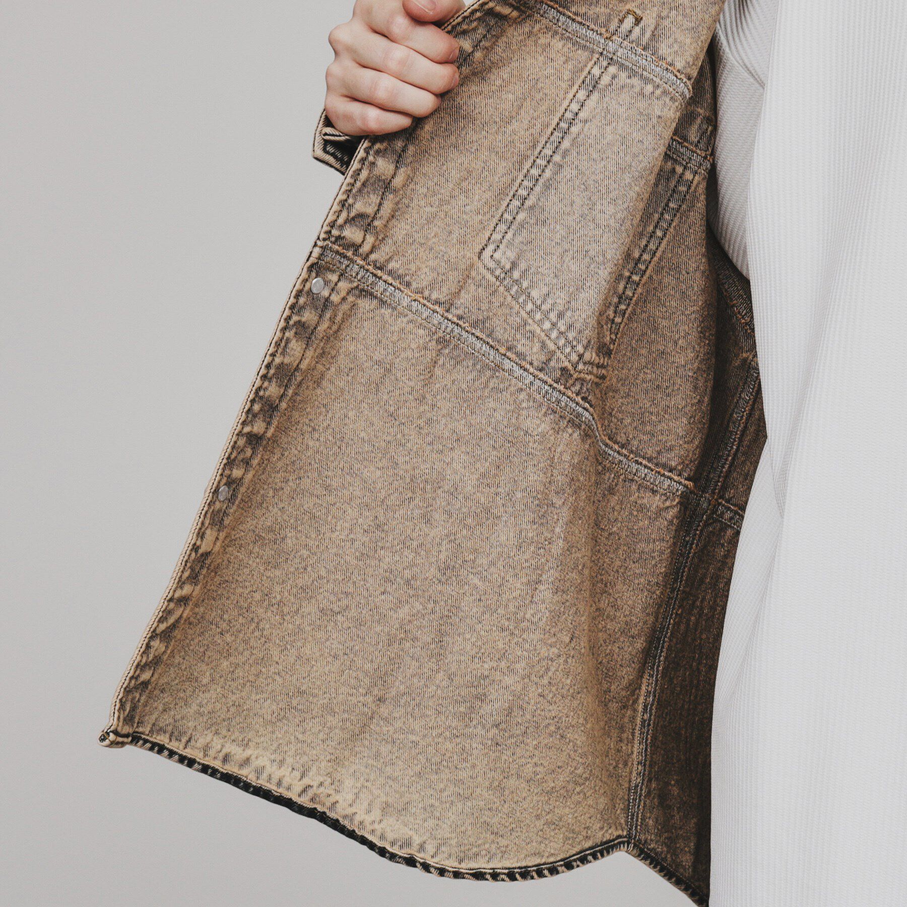 tk.TAKEO KIKUCHI「ケミカルオーバーダイデニムシャツ」|シャツ・ブラウス|