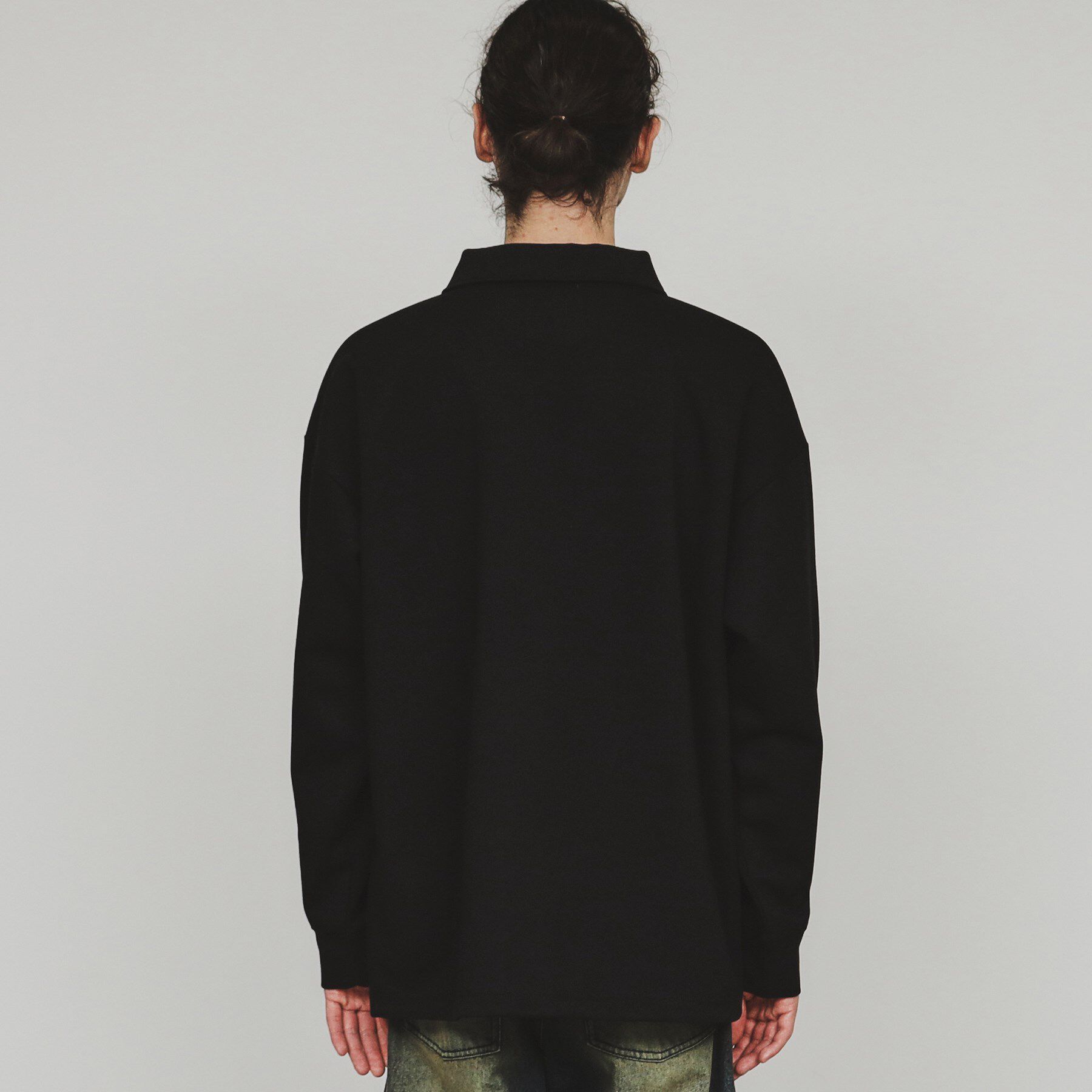 tk.TAKEO KIKUCHI「ルーズハーフジップポロスウェット」|Tシャツ・カットソー|