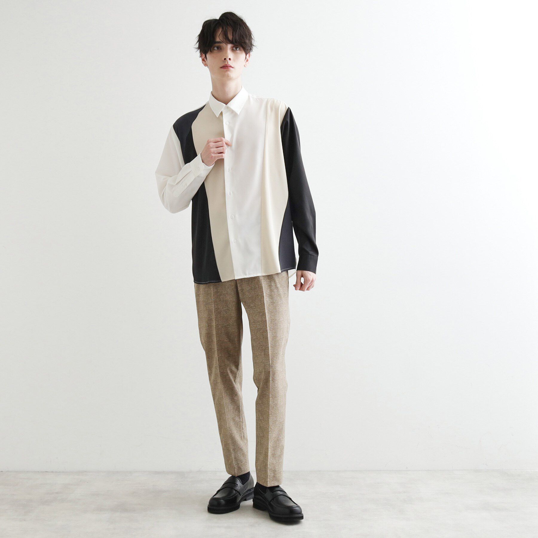 tk.TAKEO KIKUCHI「【洗える／通気性】COOL DOTS(R)テーパードスラックス（セットアップ対応）」|その他|