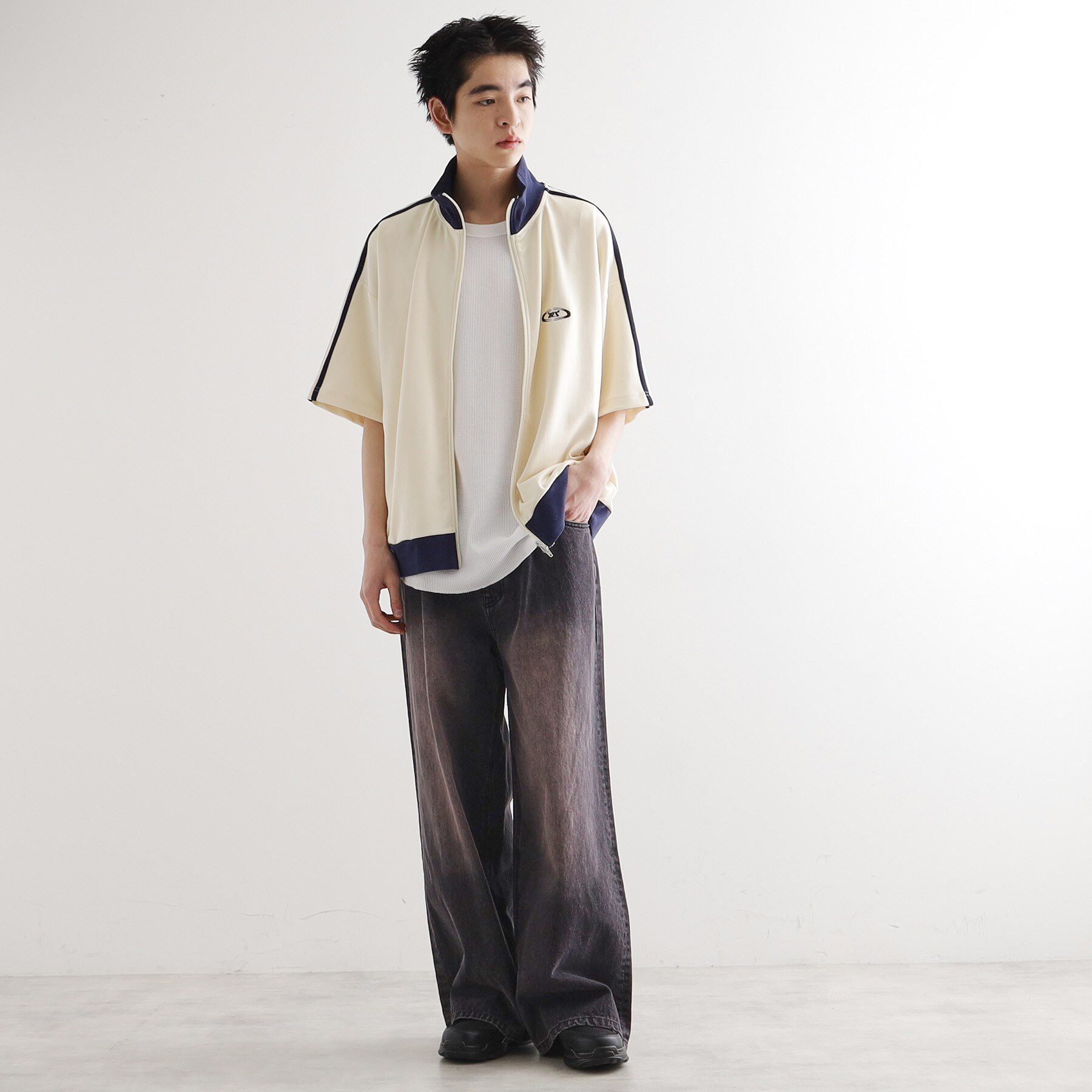 tk.TAKEO KIKUCHI「トラックジャージジャケット」|Tシャツ・カットソー|