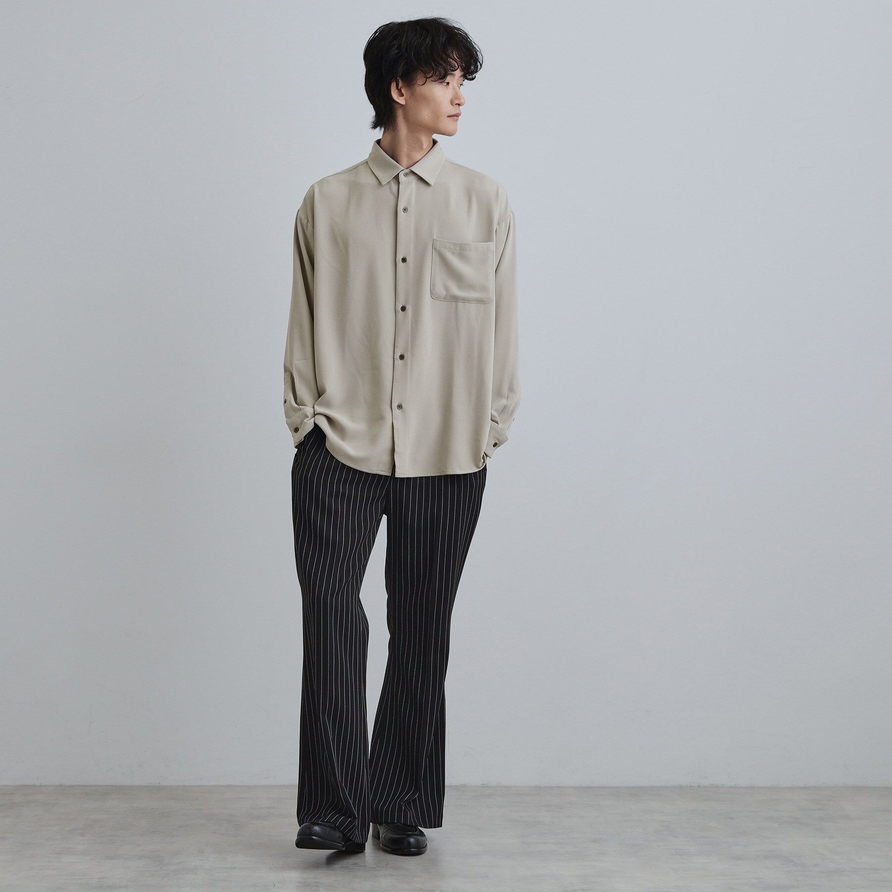 tk.TAKEO KIKUCHI「なめらかスウェードシャツ」|シャツ・ブラウス|