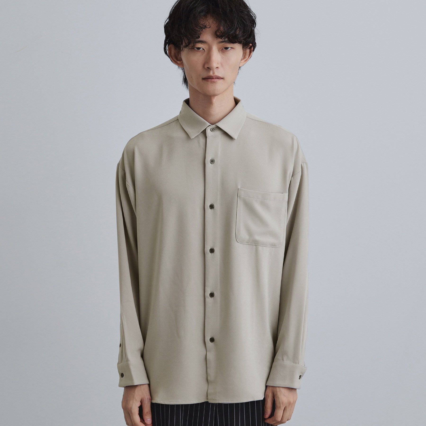 tk.TAKEO KIKUCHI「なめらかスウェードシャツ」|シャツ・ブラウス|