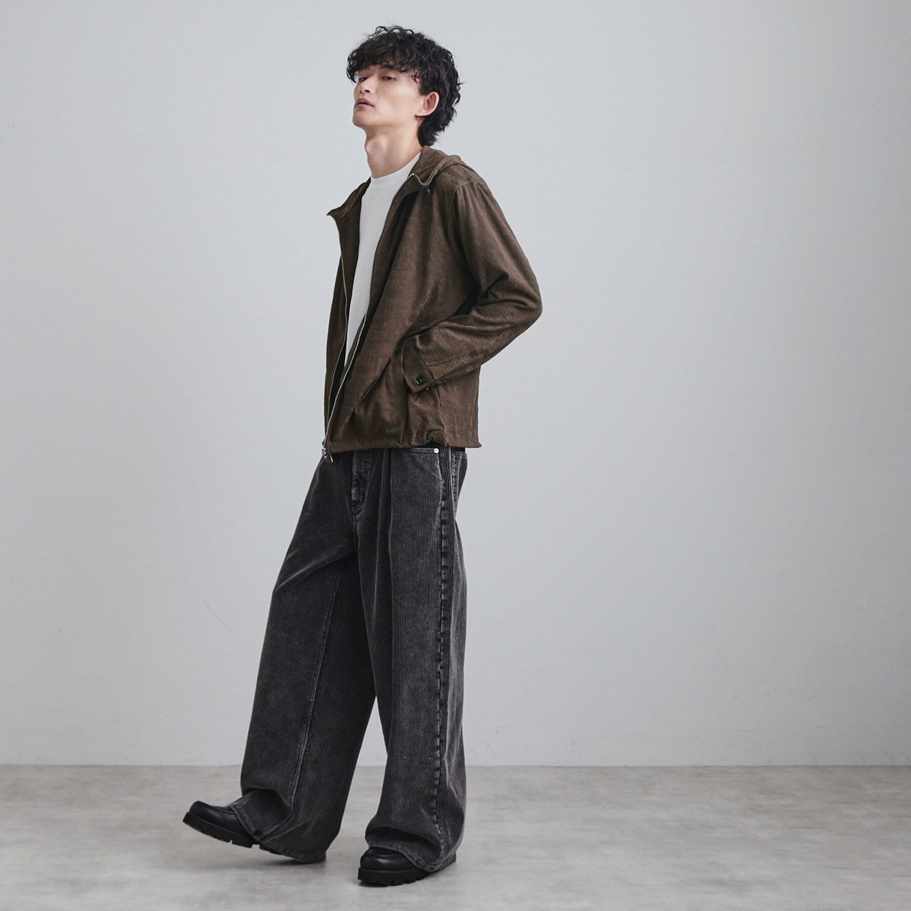 tk.TAKEO KIKUCHI「ジャカードジップパーカー」|パーカー|