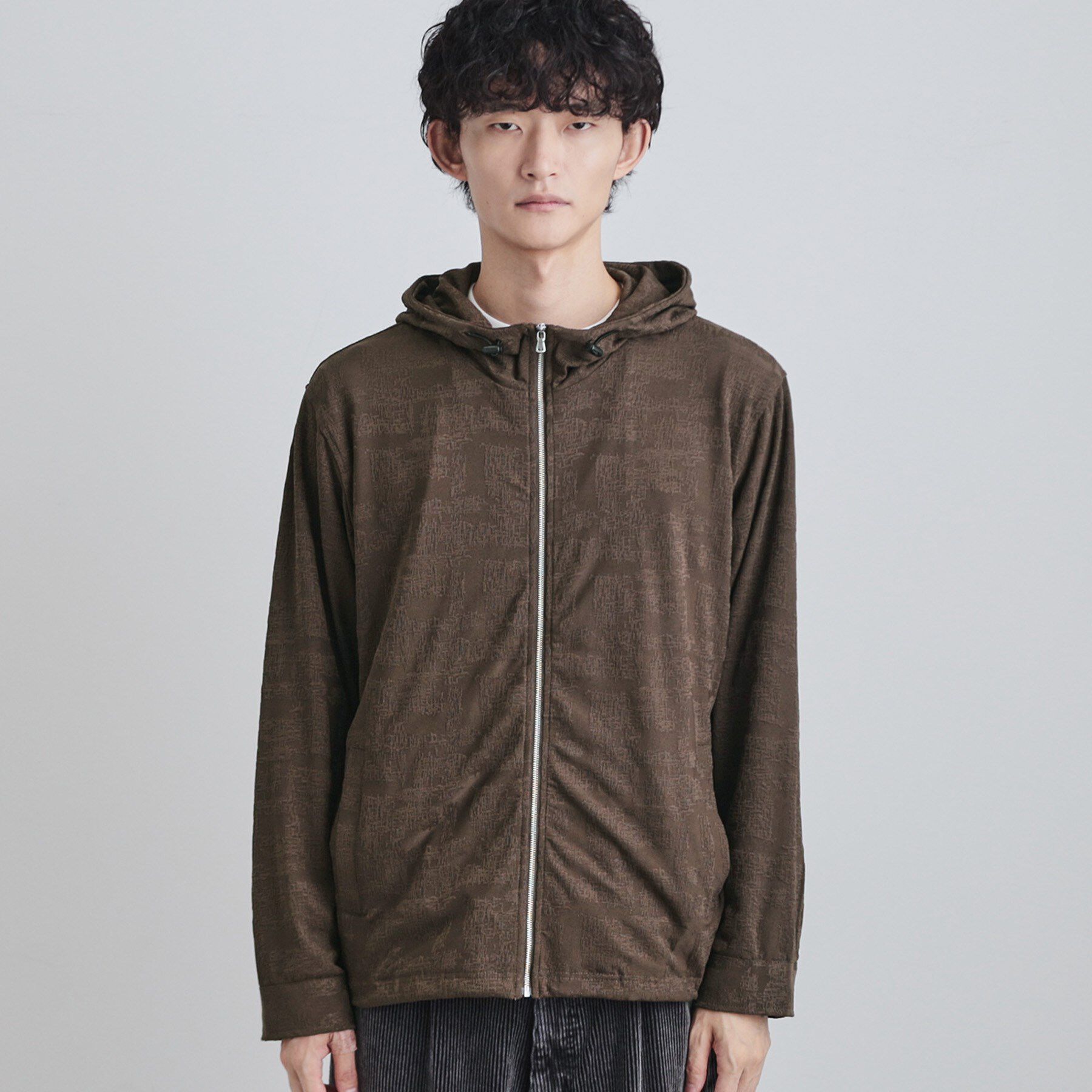 tk.TAKEO KIKUCHI「ジャカードジップパーカー」|パーカー|