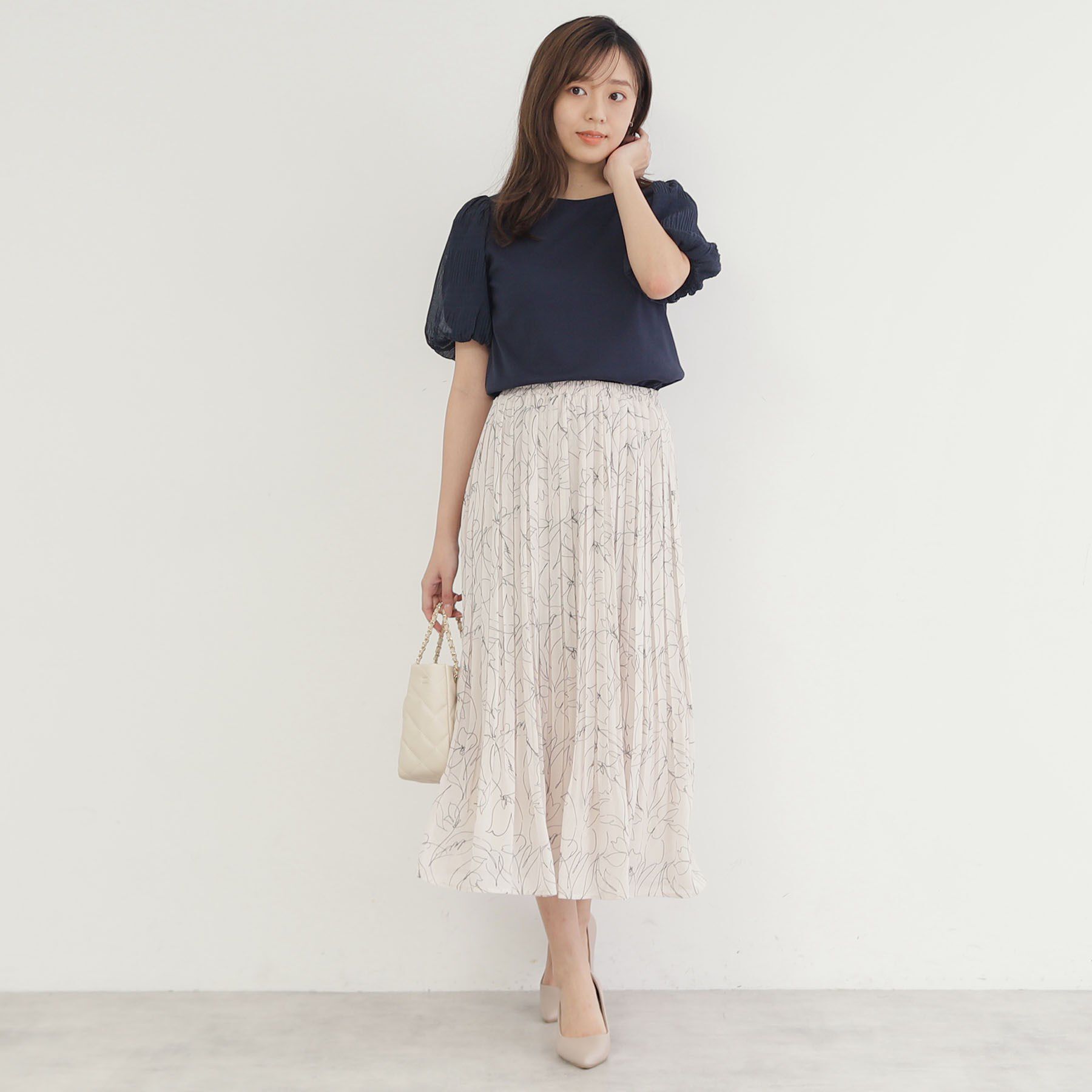 index「《新色追加》着丈が選べる！プリーツフレアスカート【イージーケア／防シワ／洗濯機洗い可】」|スカート|