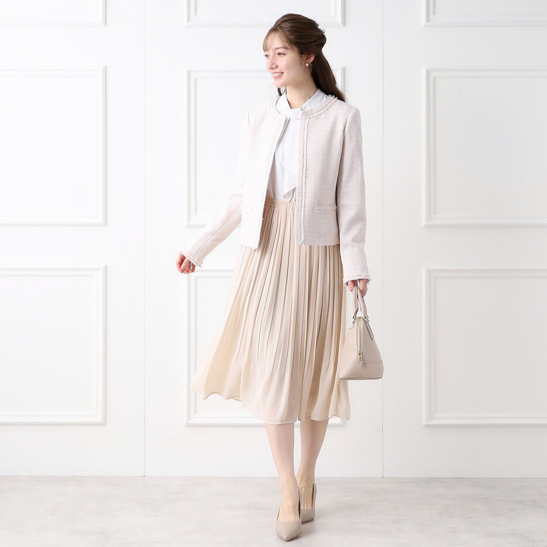 index「《新色追加》着丈が選べる！プリーツフレアスカート【イージーケア／防シワ／洗濯機洗い可】」|スカート|