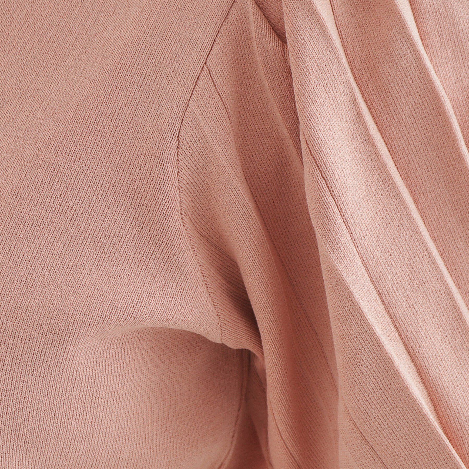 index「《S-LLsize/6color》ドライタッチ プリーツスリーブニット【洗濯機洗い可/抗ピル/接触冷」|ニット・セーター|