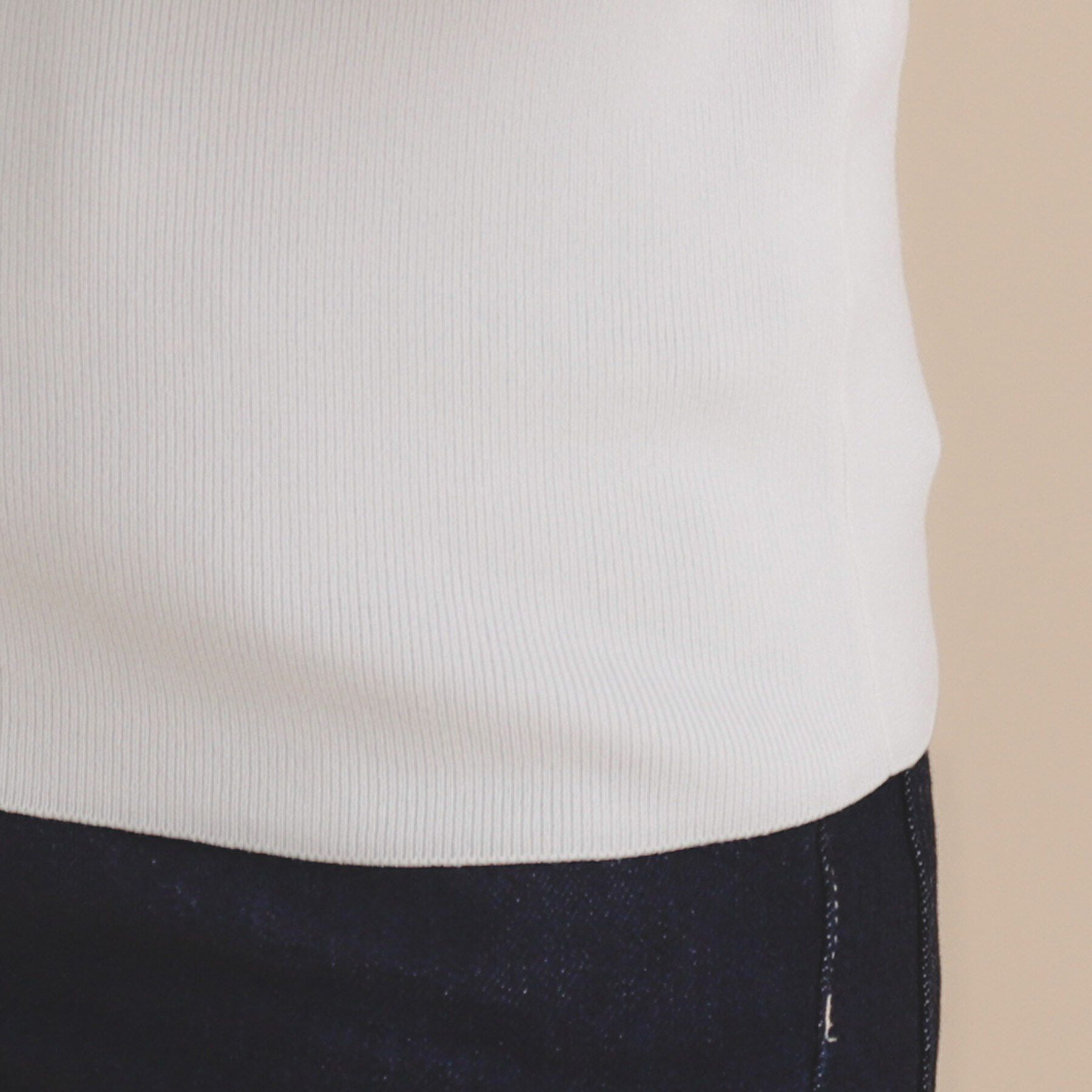 index「《美人百花掲載》ファートリミングケープニット【洗濯機洗い可】」|ニット・セーター|