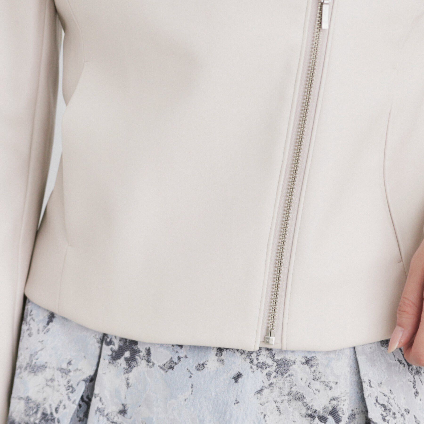 index「ストレッチライダースジャケット【洗える】」|ライダースジャケット|