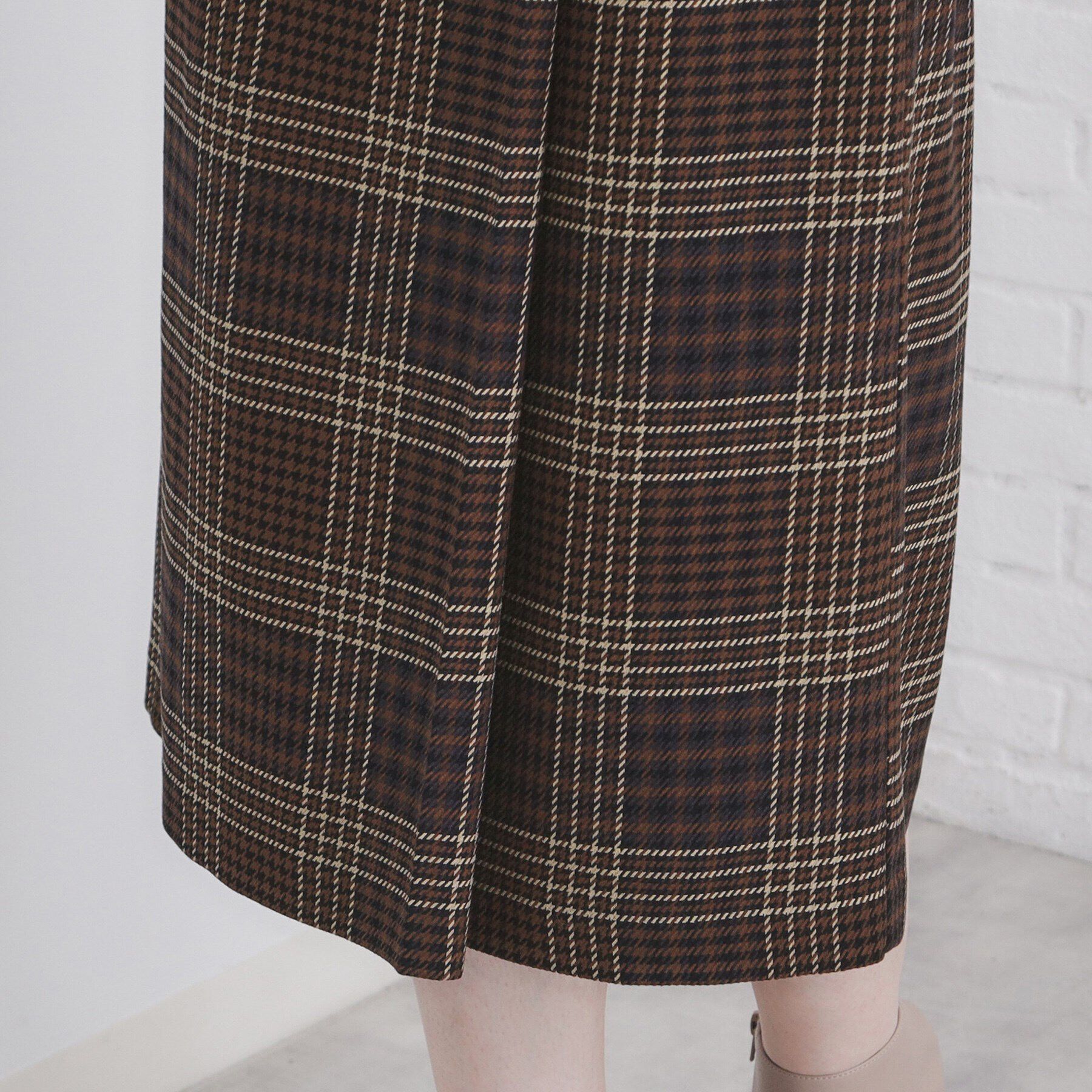 index「チェックAラインスカート【洗濯機洗い可/イージーアイロン】」|スカート|