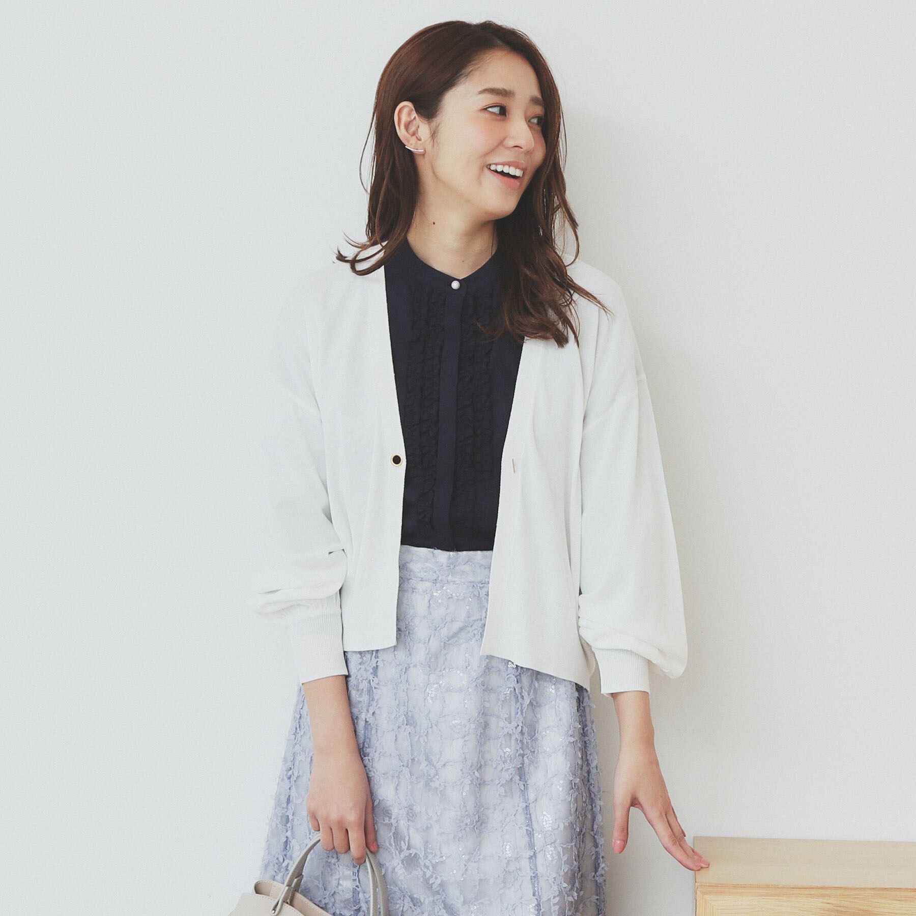 index「リラクシートッパーカーディガン【洗える】」|カーディガン|