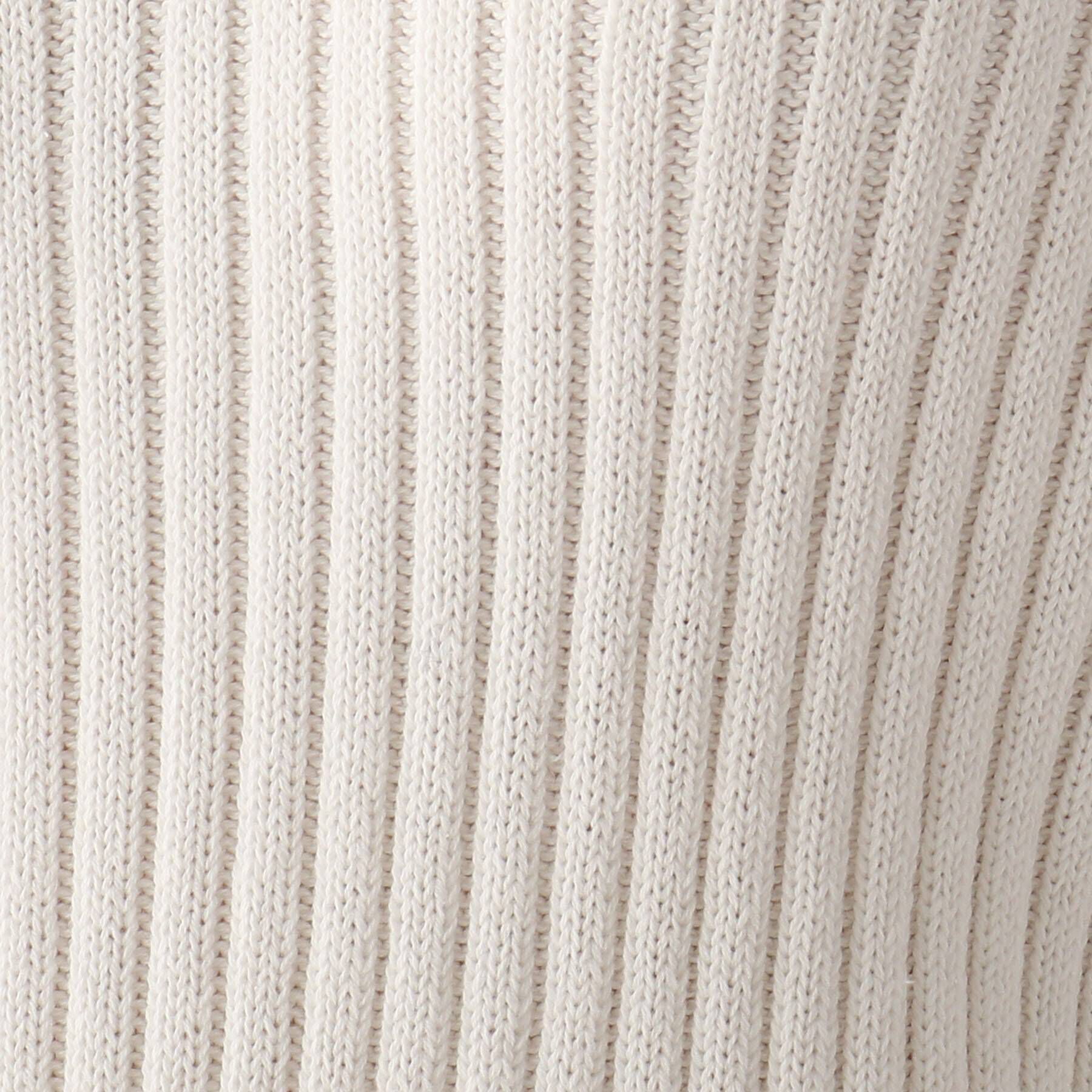 OPAQUE.CLIP「◆オーガニックコットン ワイドリブプルオーバー」|ニット・セーター|