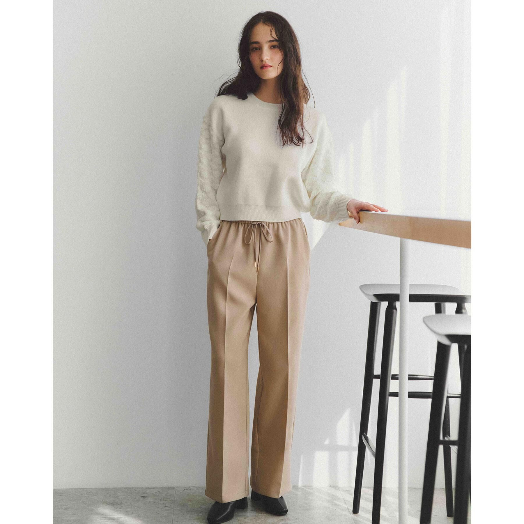 OPAQUE.CLIP「イージーワイドパンツ【洗濯機OK】」|その他|