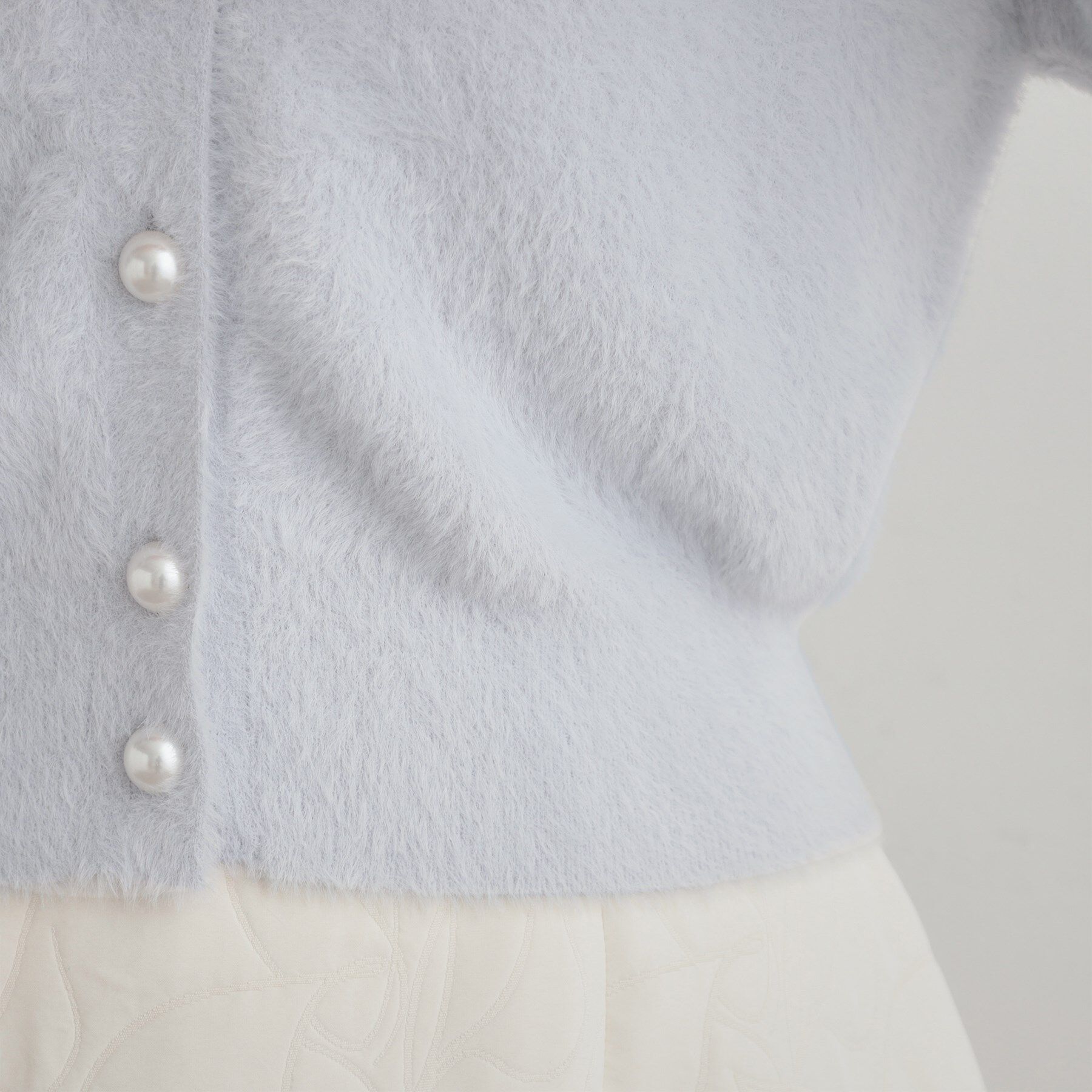 Couture broach「【前後2WAY】Springフェザーカーデトップス」|カーディガン|