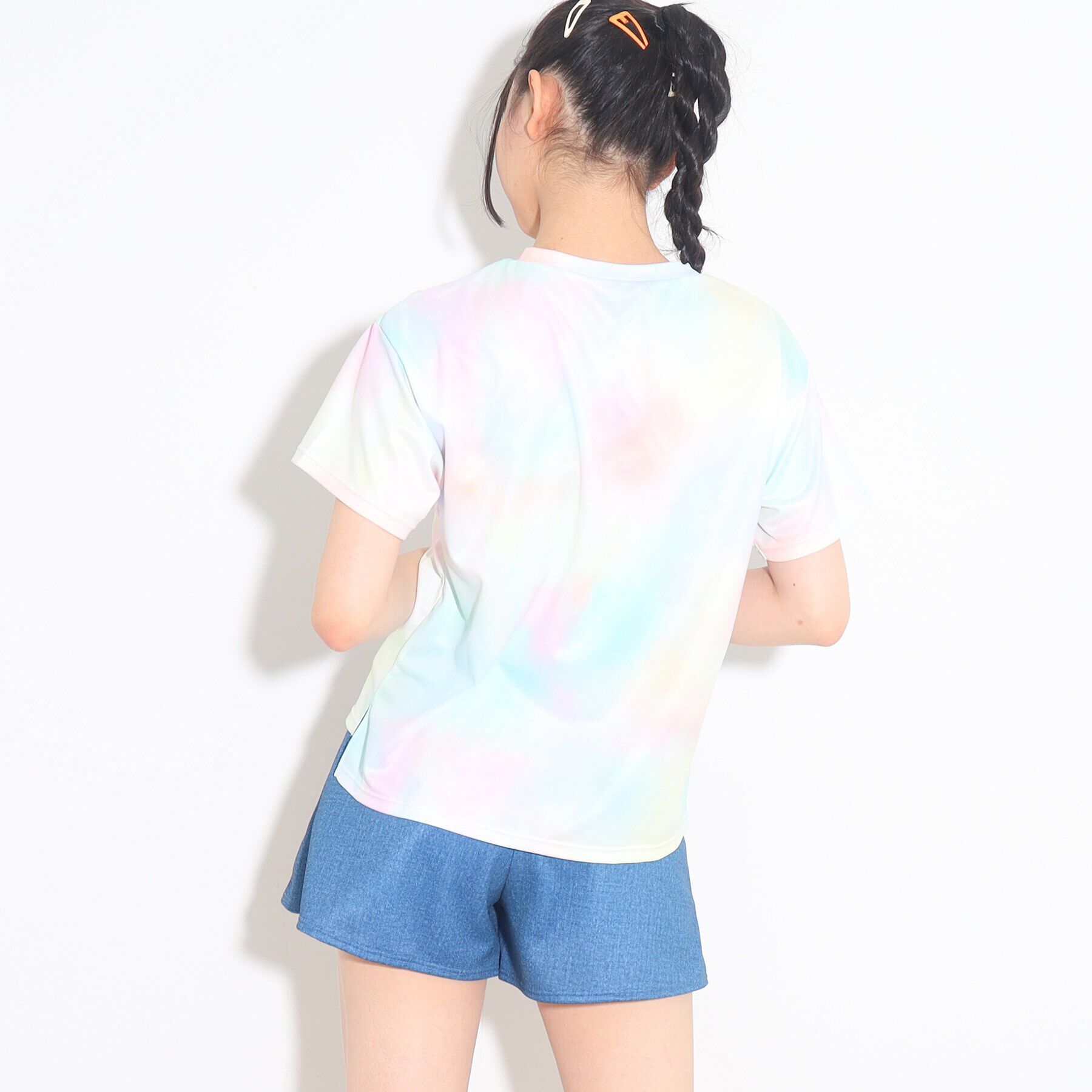 PINK-latte「【プールグッズ/セットアイテム】タイダイメッシュ水着4点セット」|その他|