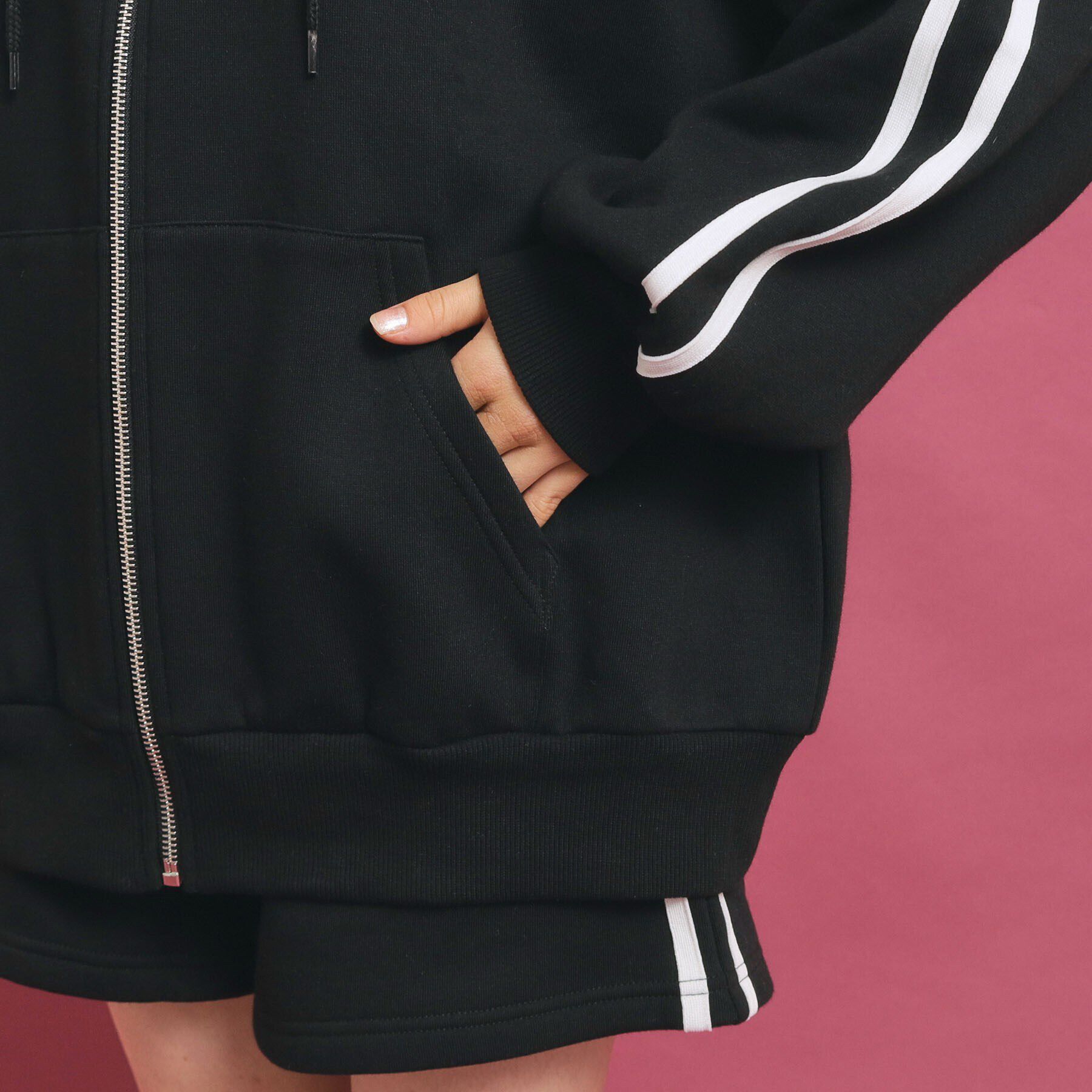 PINK-latte「【3点セット／プチプラ】裏起毛パーカーセット」|その他|