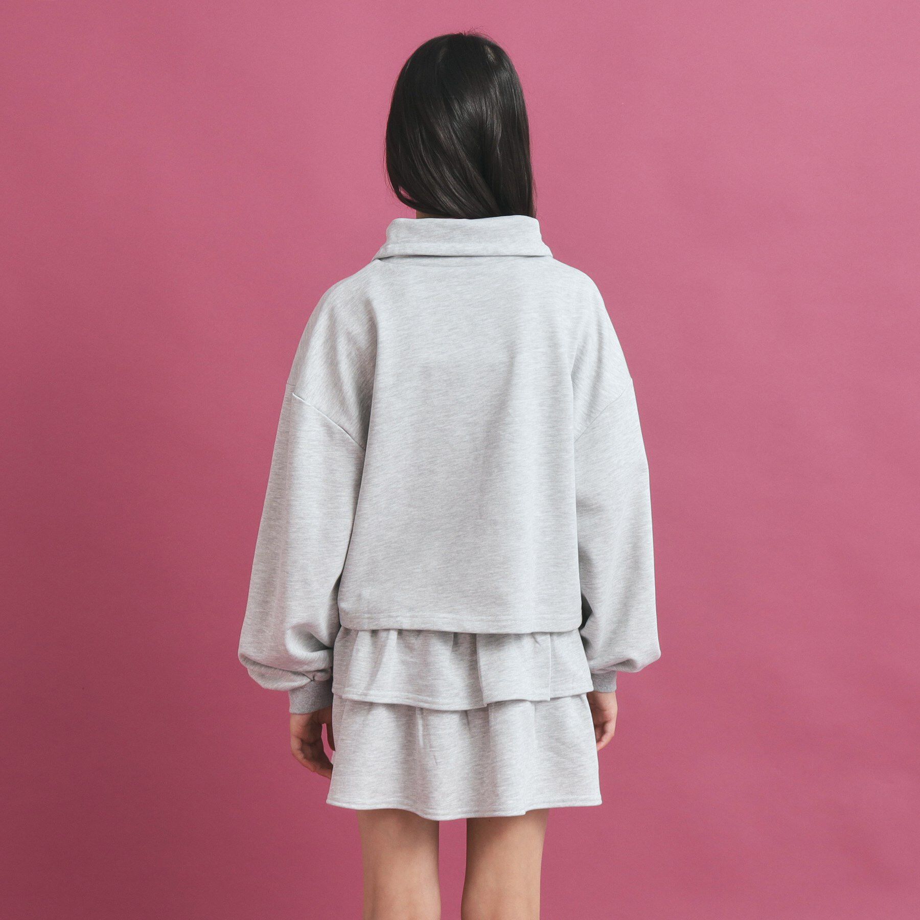 PINK-latte「【セットアイテム】ハーフジップ＆フリルスカート」|その他|