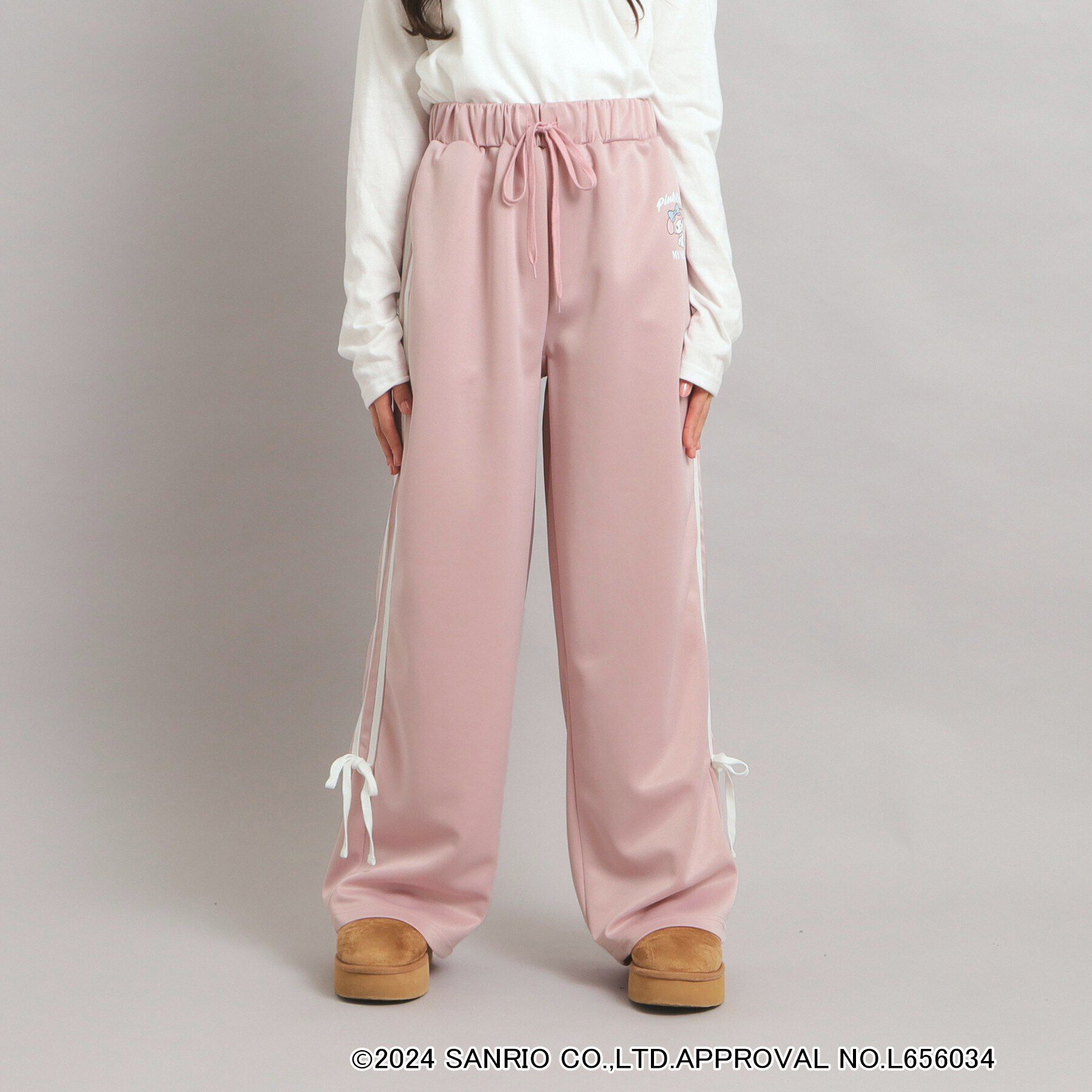 PINK-latte「【サンリオキャラクターズコラボ】サイドラインパンツ」|その他|